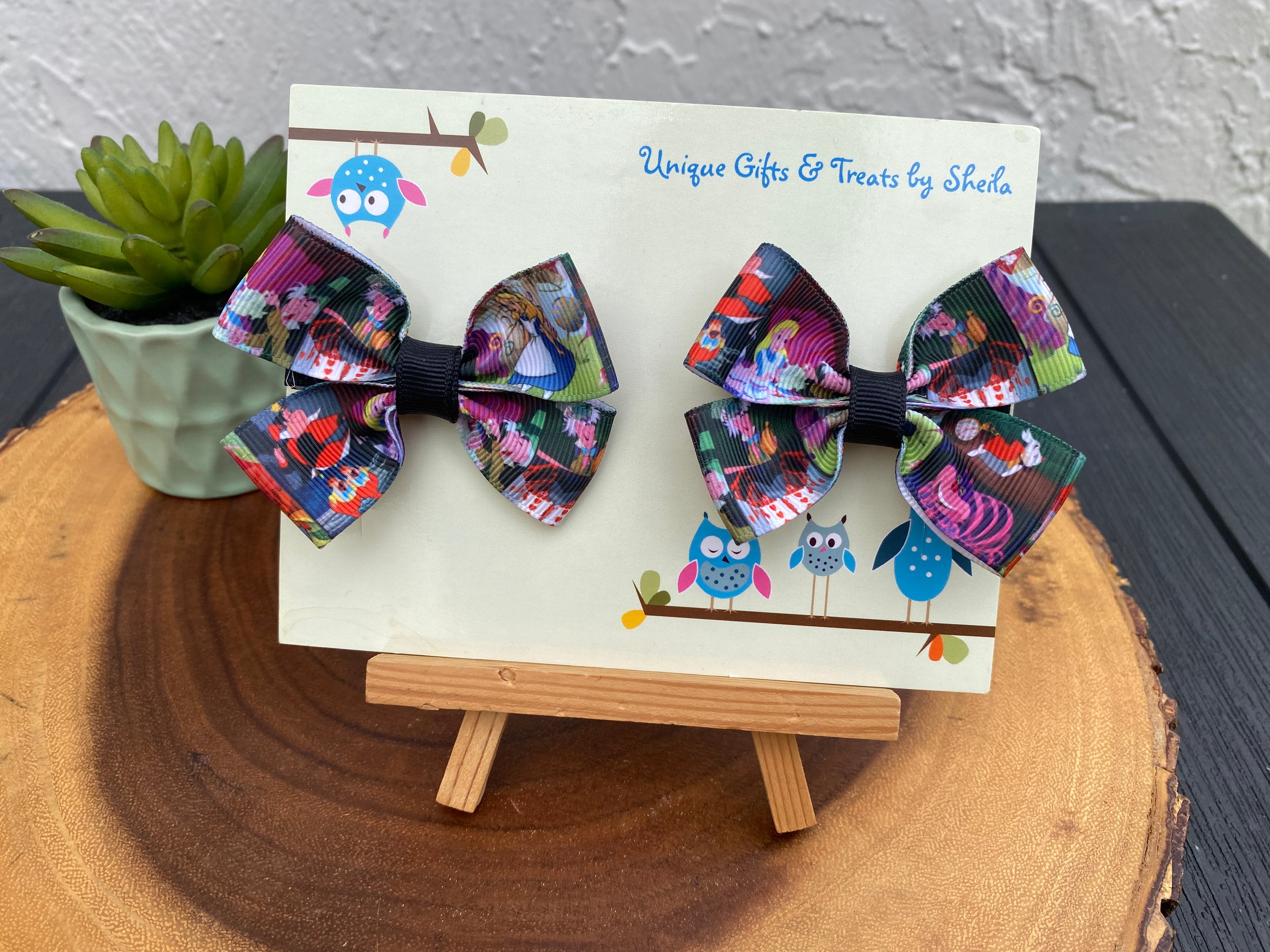 Alice in Wonderland Hairbows