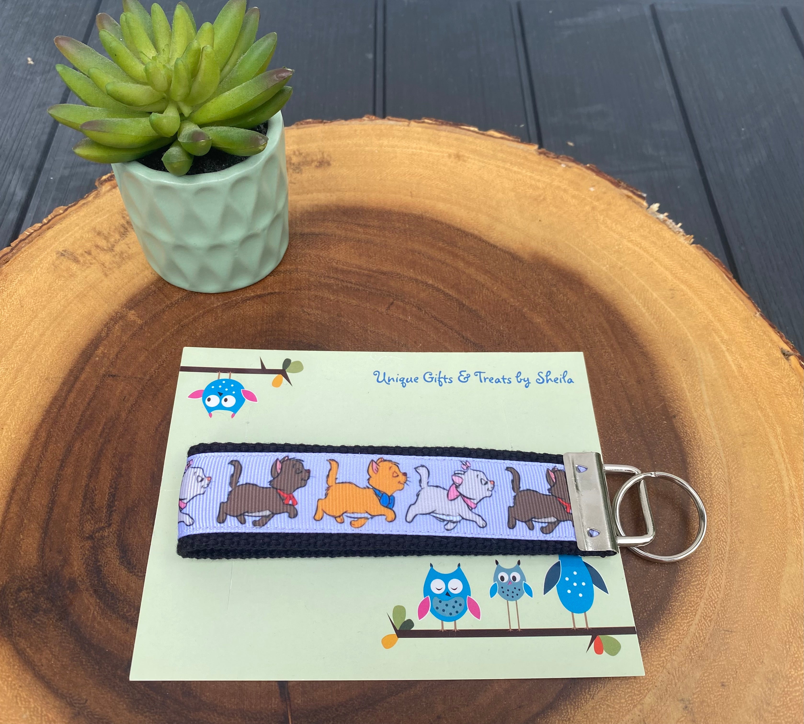 Disney Cats Keychain; Keyfob