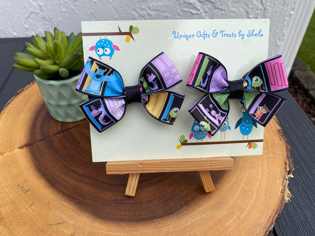 Monsters Inc. Hairbows
