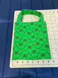 Green Christmas Monster Gift Bag; Tote