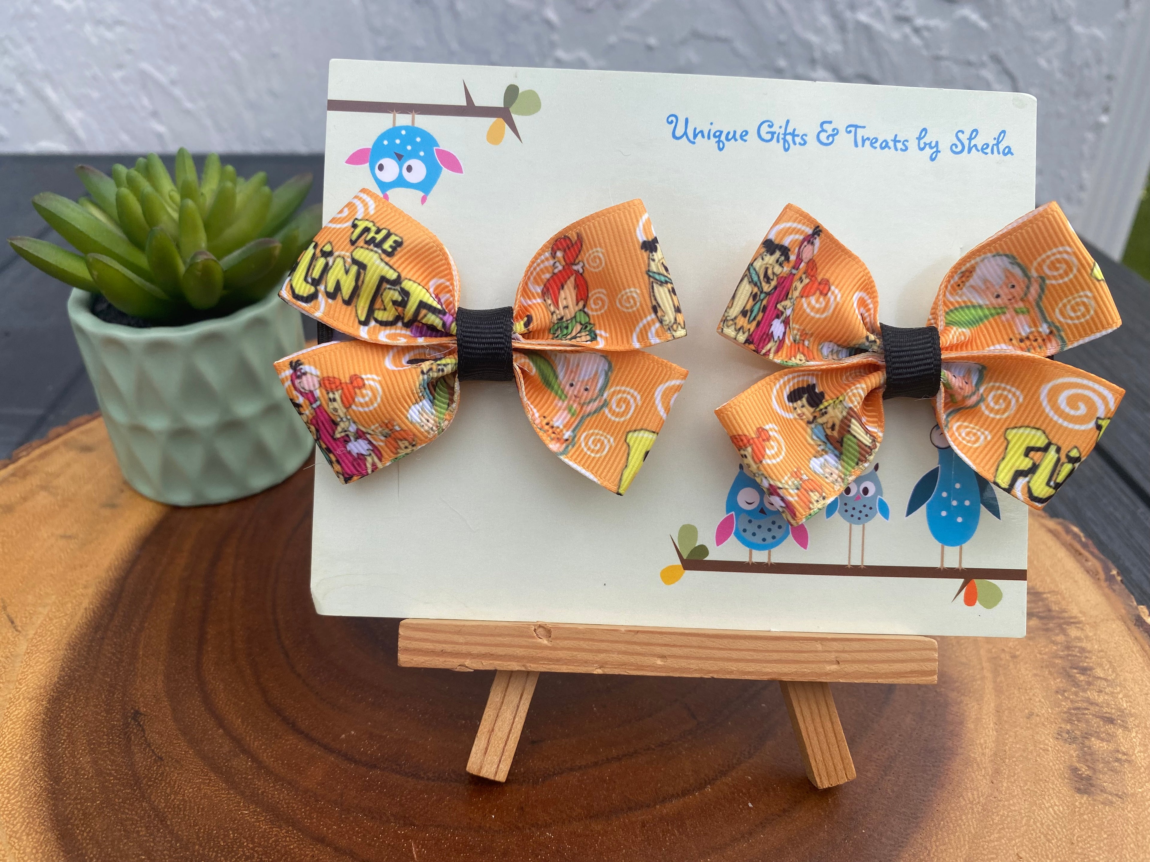 Caveman Family; Prehistoric Family Hairbows