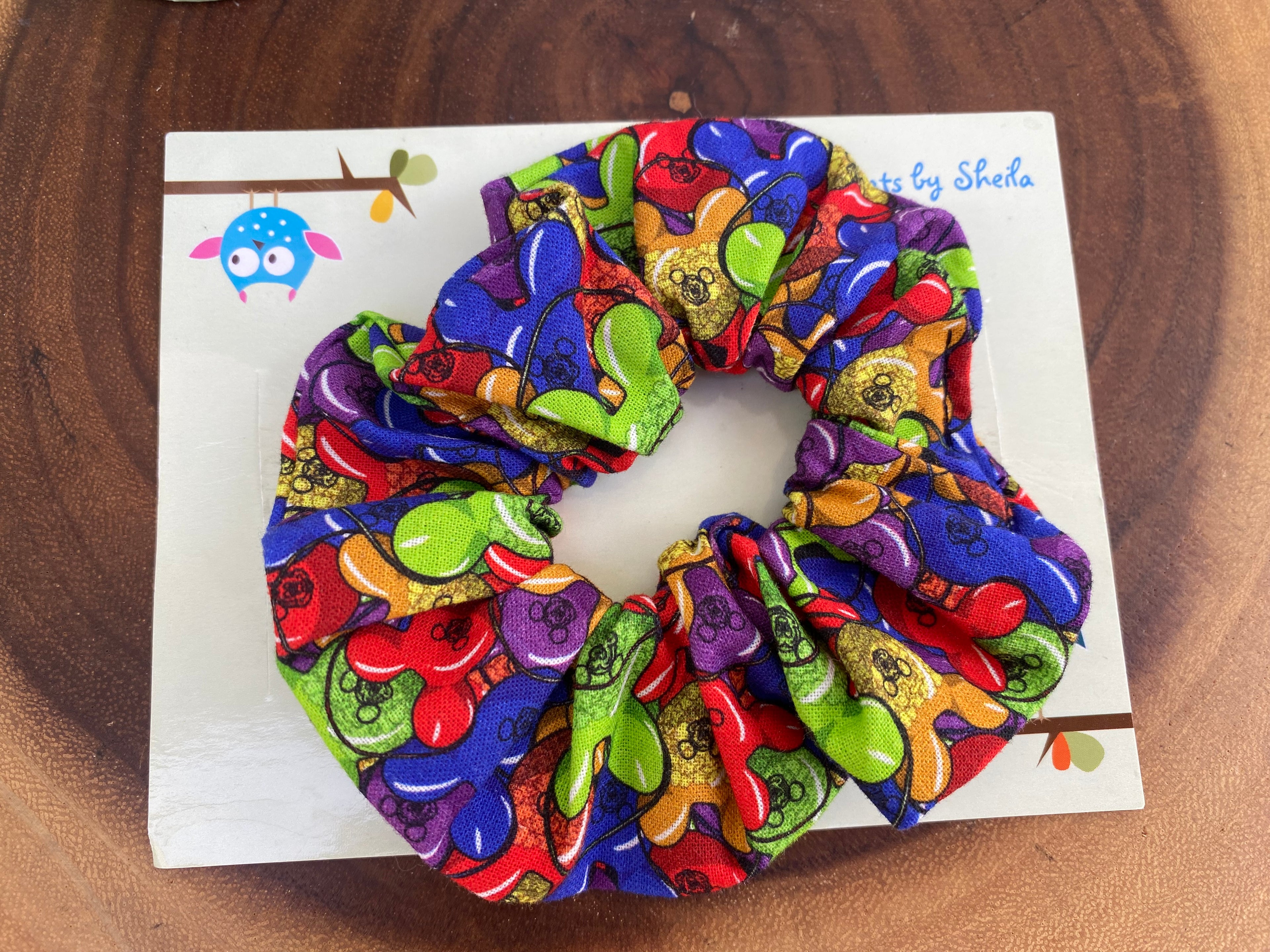 Mickey Popcorn Bucket Scrunchie