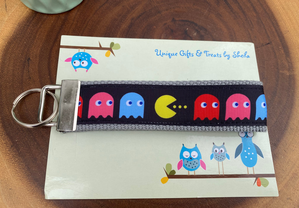 Retro Video Game Keychain; Keyfob