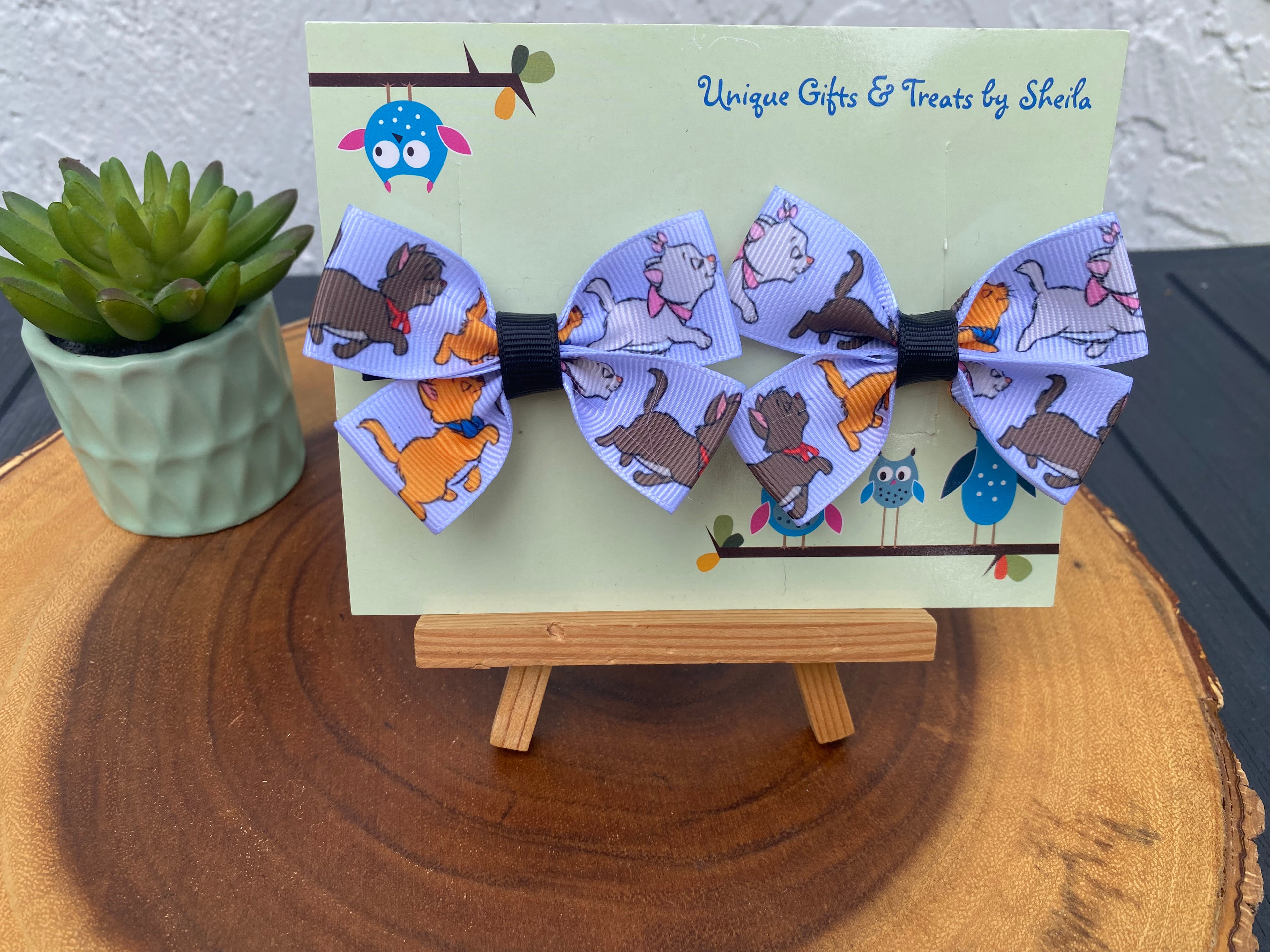 Disney Cats Hairbows; Marie Hairbows