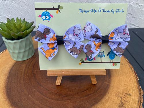 Disney Cats Hairbows; Marie Hairbows