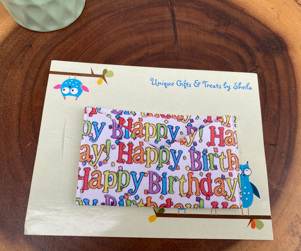 Happy Birthday Gift Card Holder