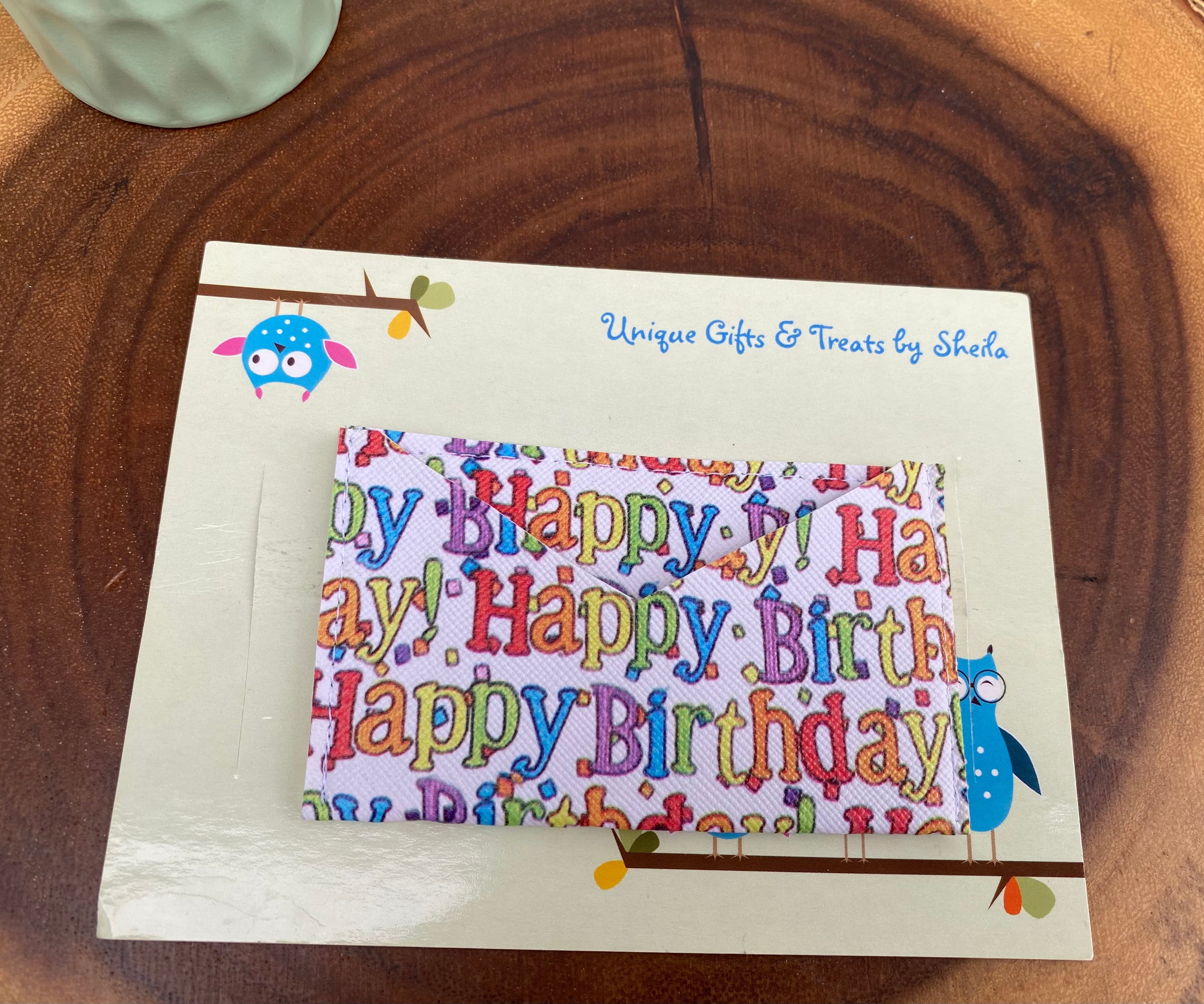 Happy Birthday Gift Card Holder