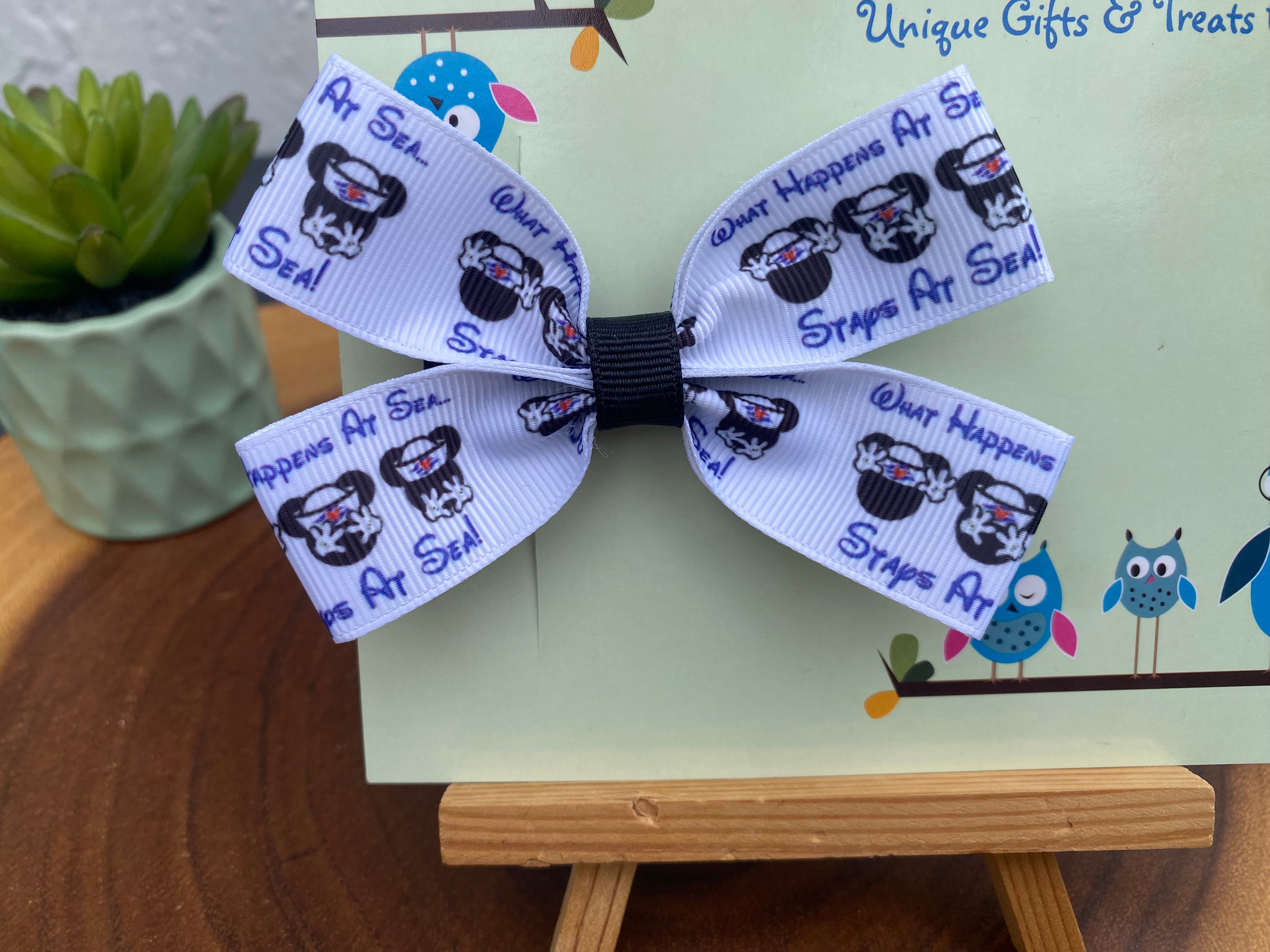 Disney Cruise; What Happens at Sea Hairbow