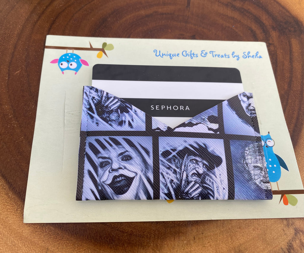 Horror Movies; Scary Movies Gift Card Holder