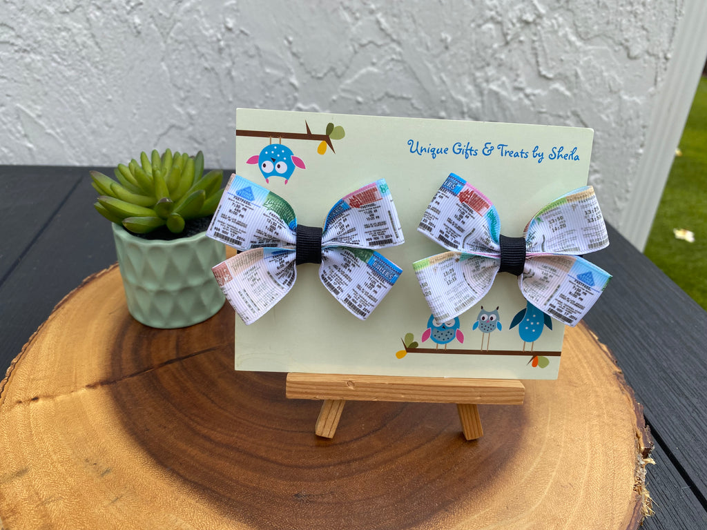 Disney Paper Fastpasses Hairbows