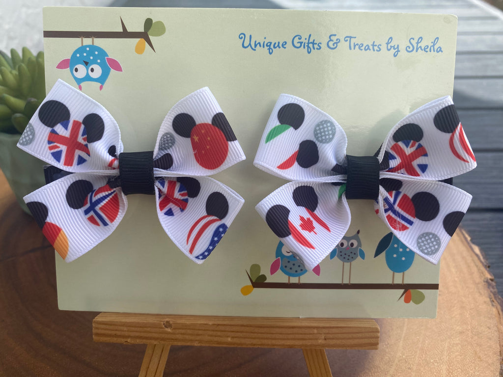 Epcot World Showcase; Countries Hairbows