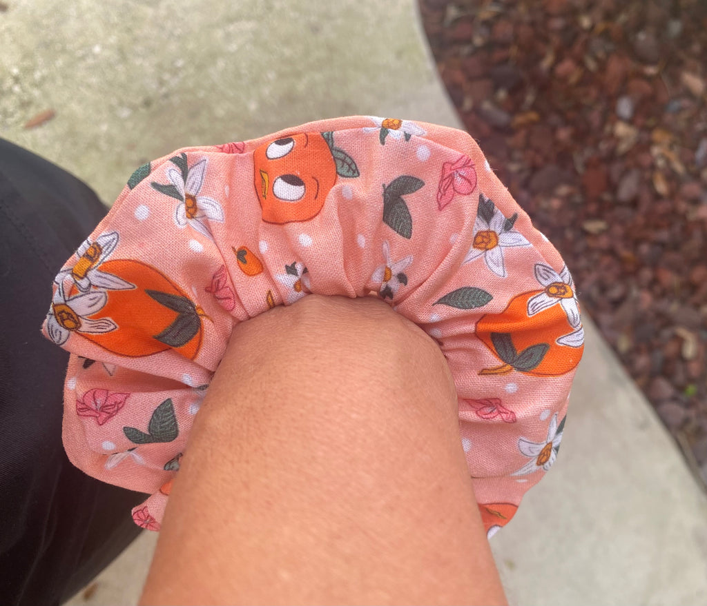 Orange Bird Scrunchie