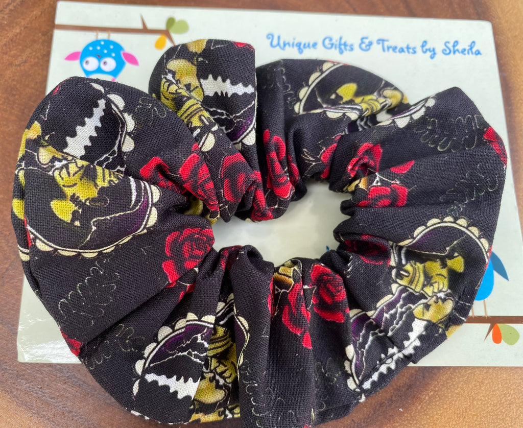 Frankenstein and Bride of Frankenstein Scrunchie
