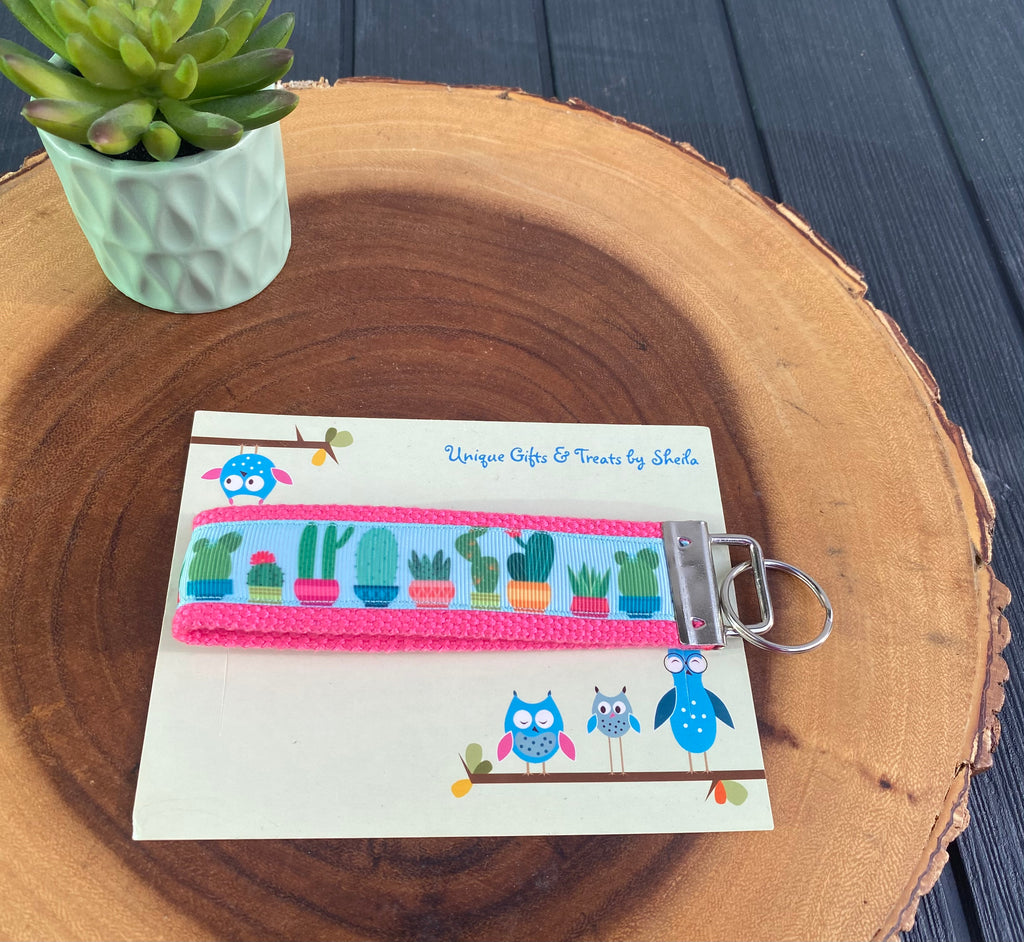 Cactus Keychain; Keyfob