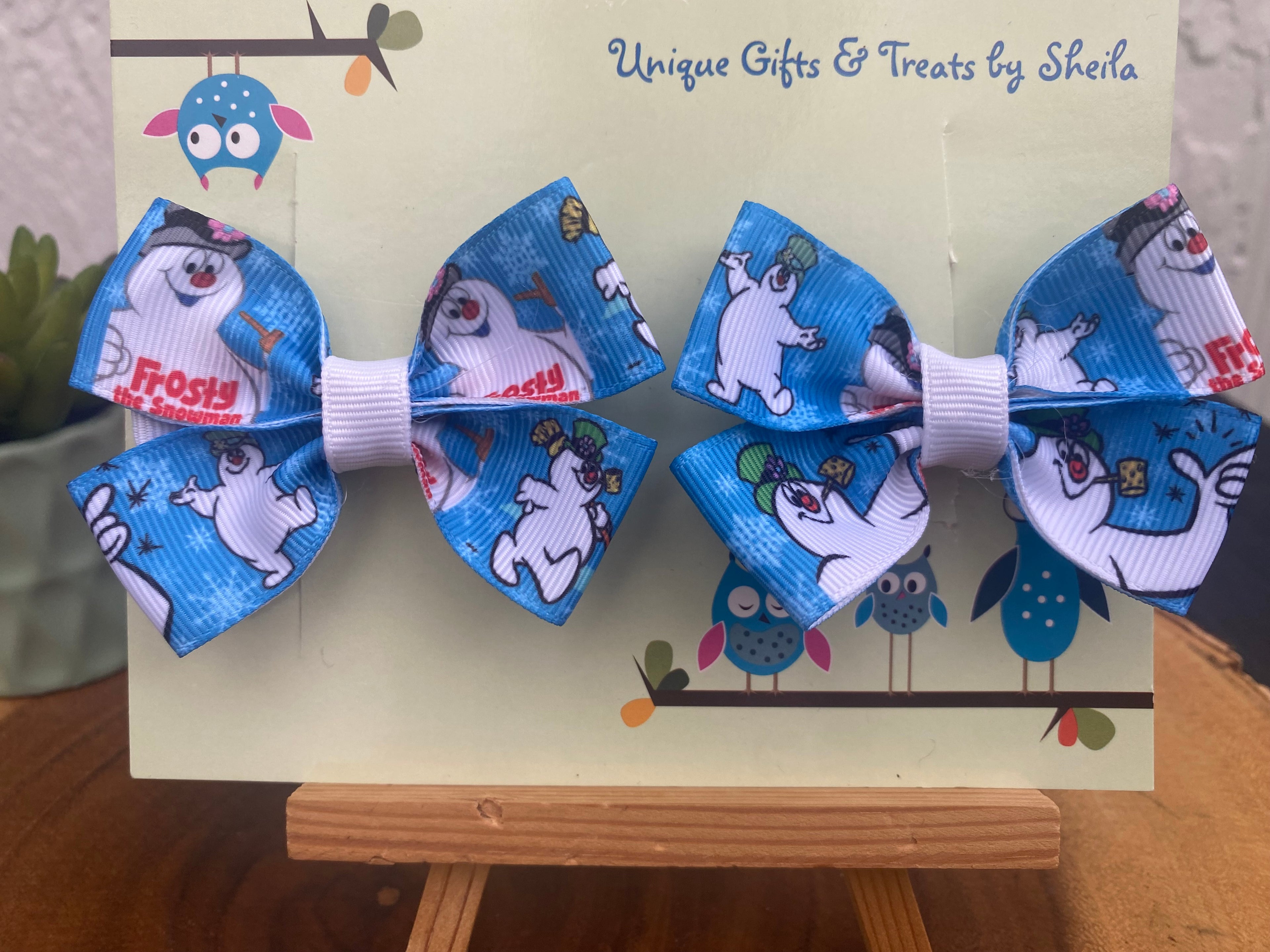 Frosty the Snowman Hairbows