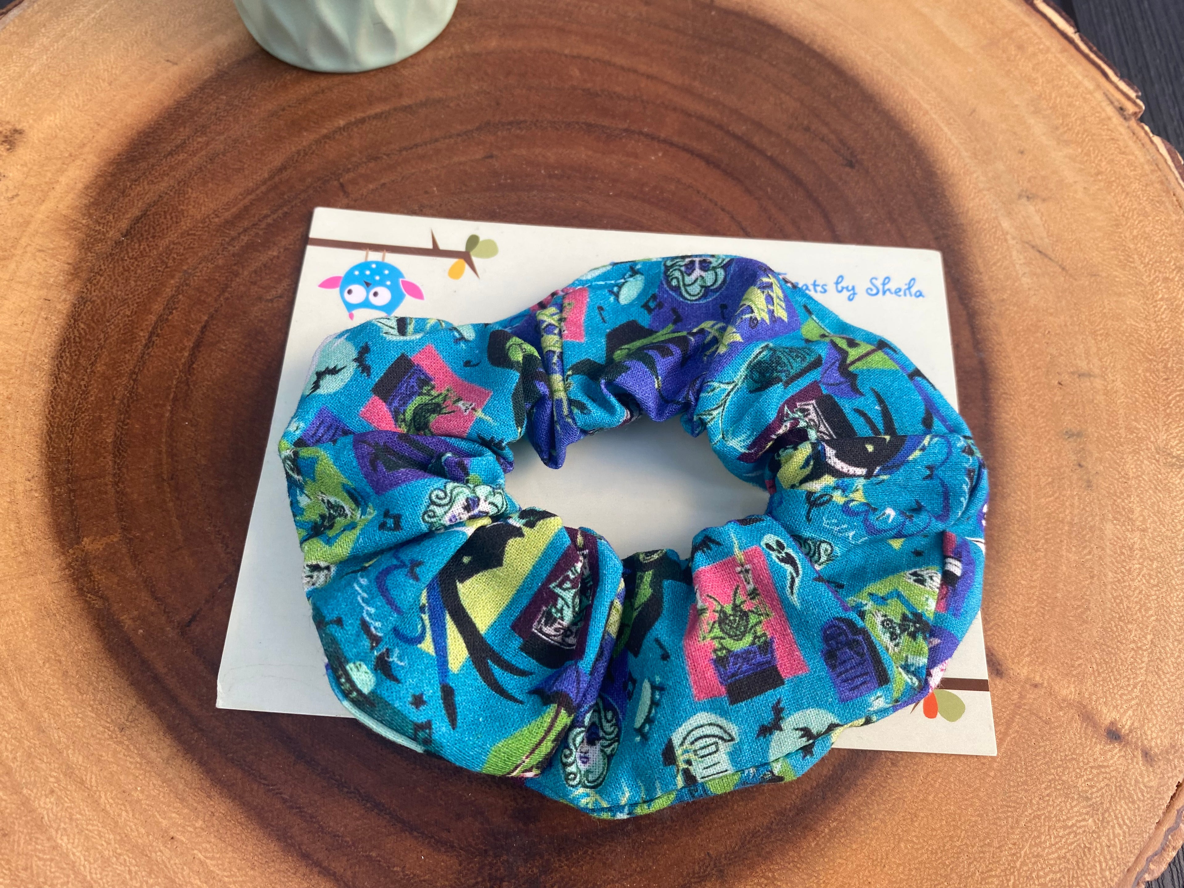 Dooney Inspired Haunted Mansion Scrunchie