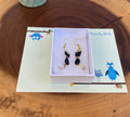 Retro Black Cat Earrings