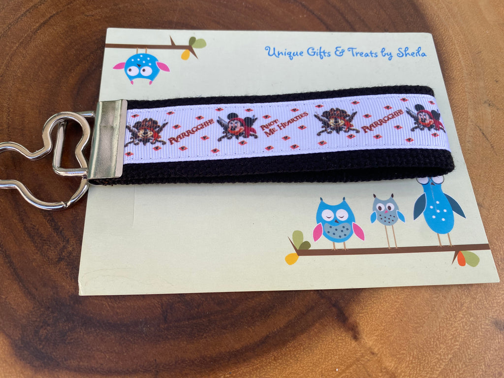 Pirate Mickey Keychain; Keyfob