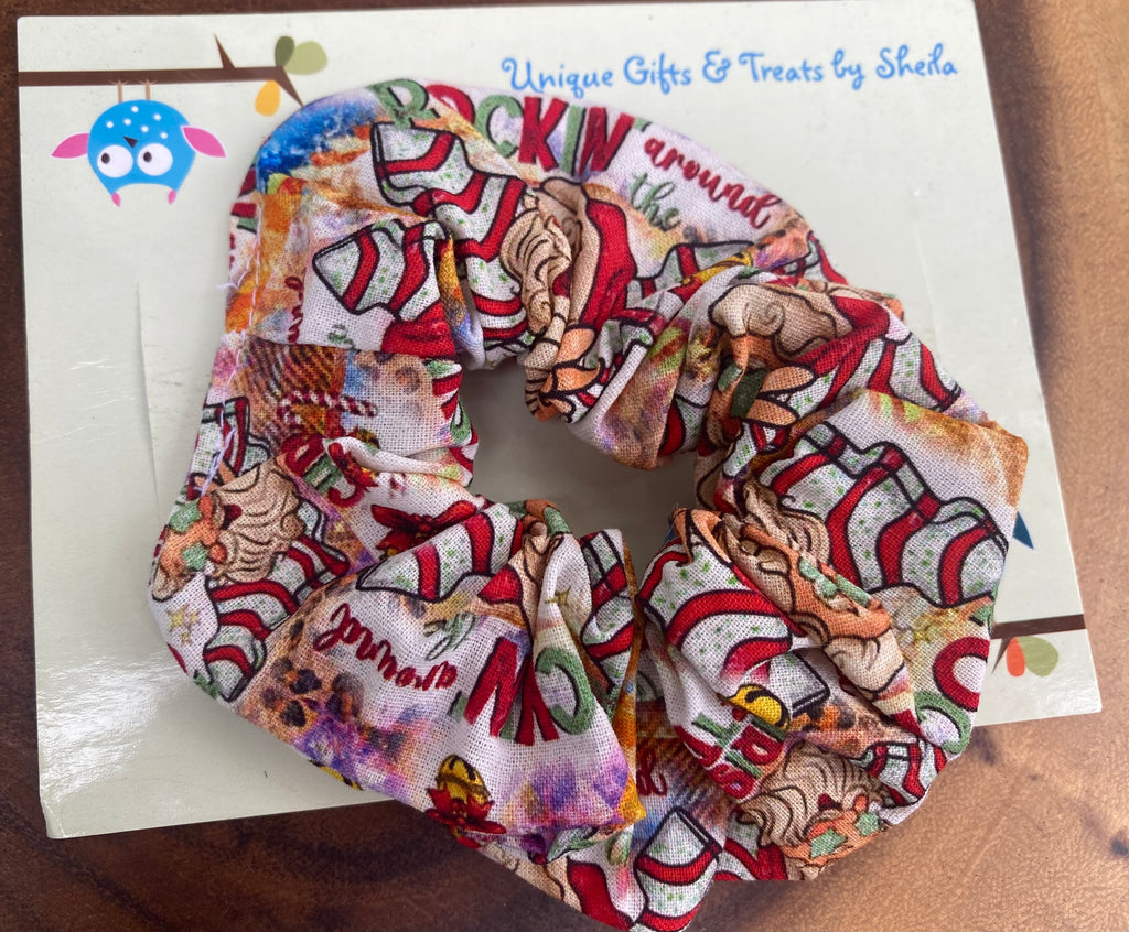 Rockin Around the Christmas Tree; Snack Tree Scrunchie