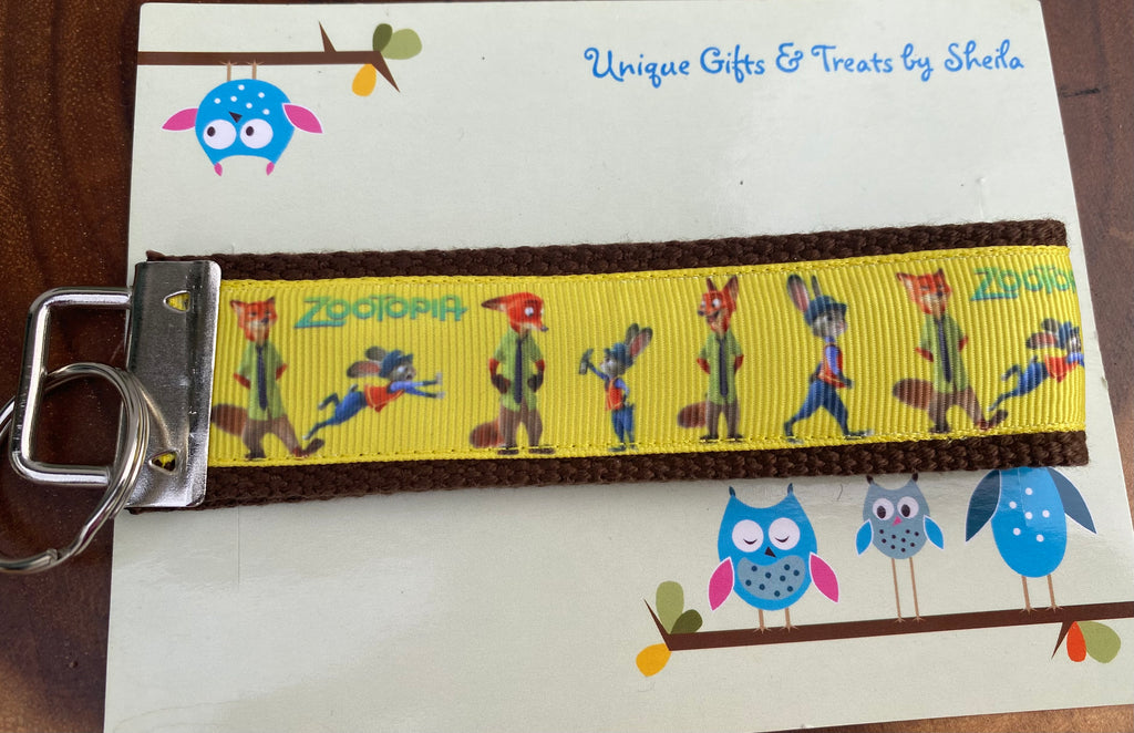 Zootopia Keychain; Keyfob