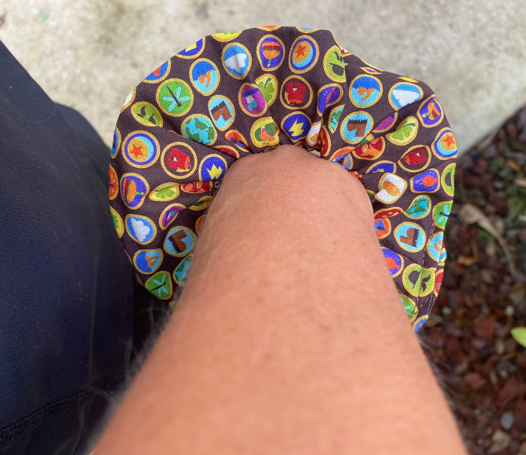 Disney Up; Wilderness Explorer Badges Scrunchies