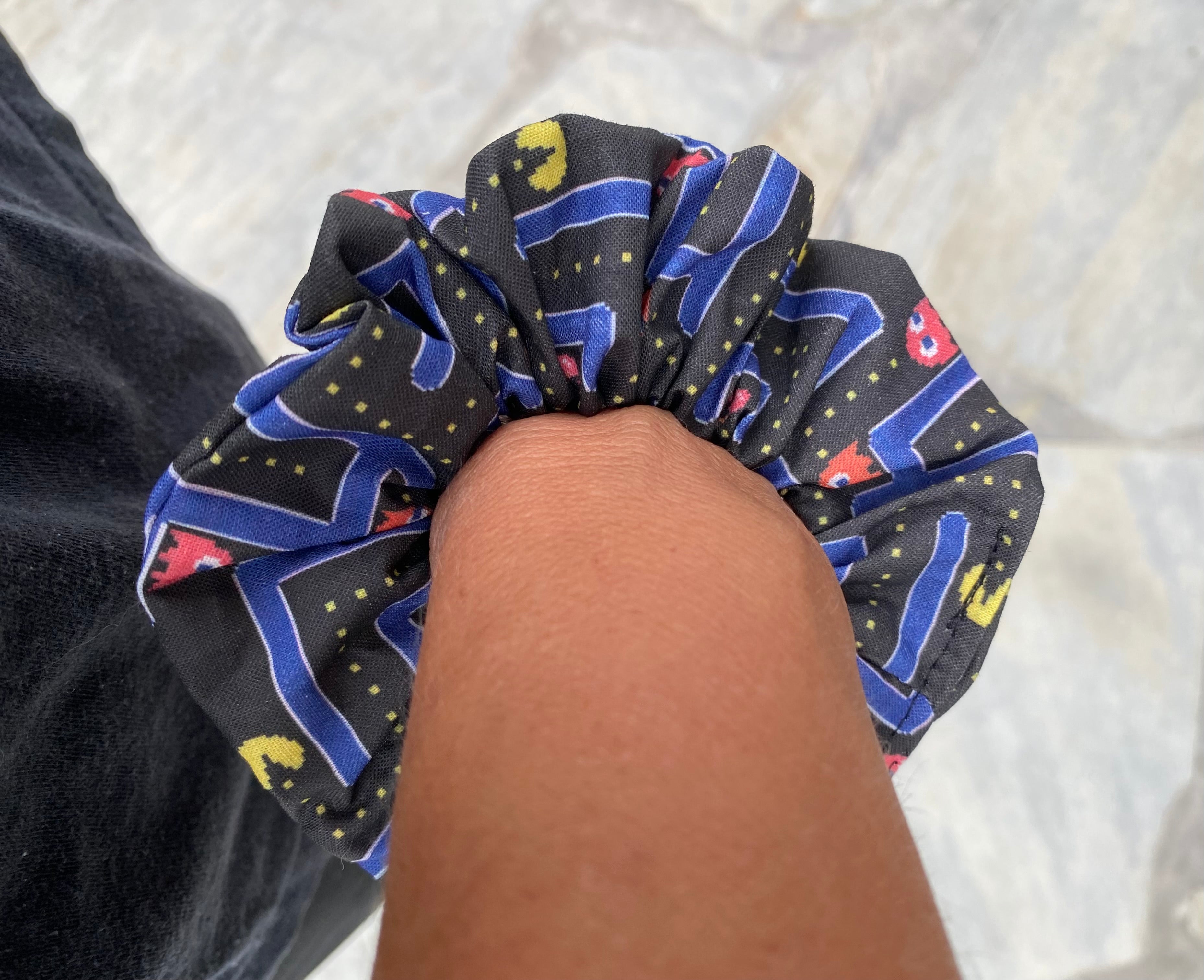 Pac Man Scrunchie