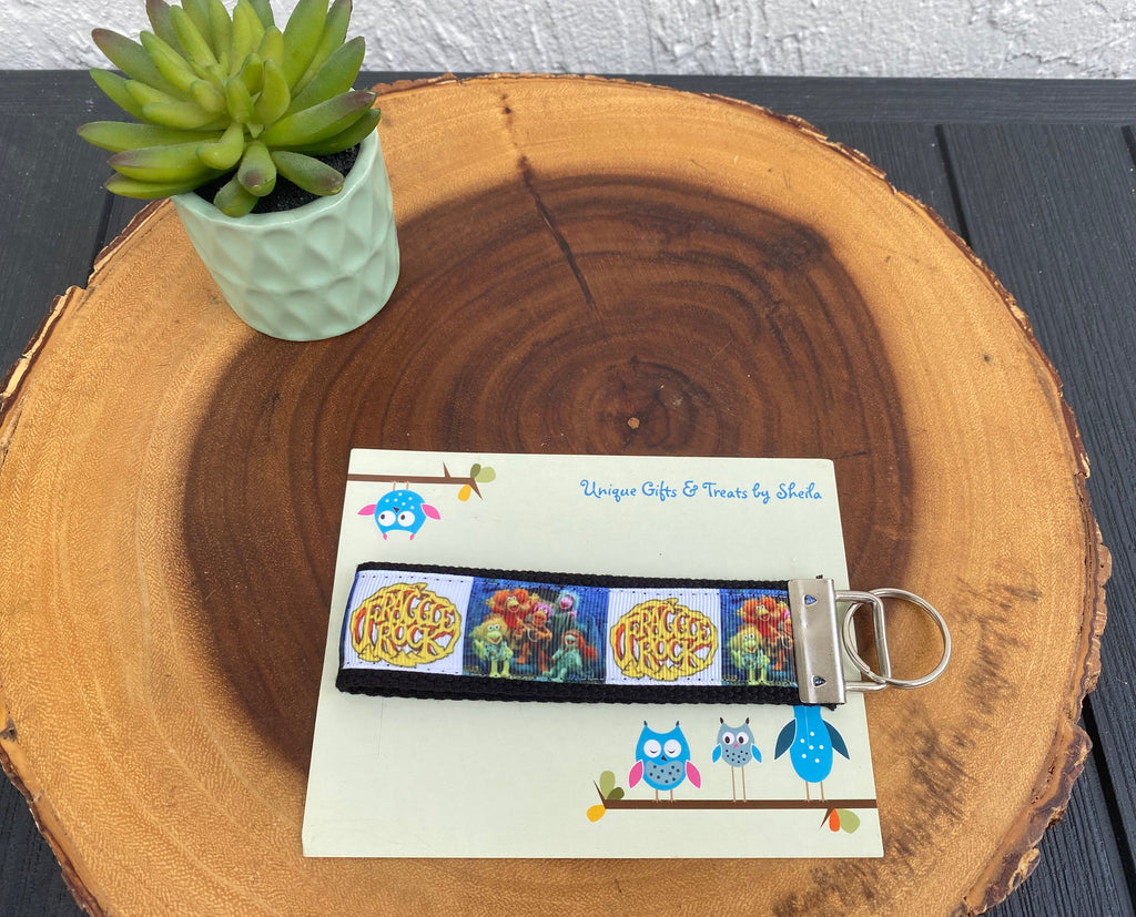 Puppet Rock Keychain; Keyfob