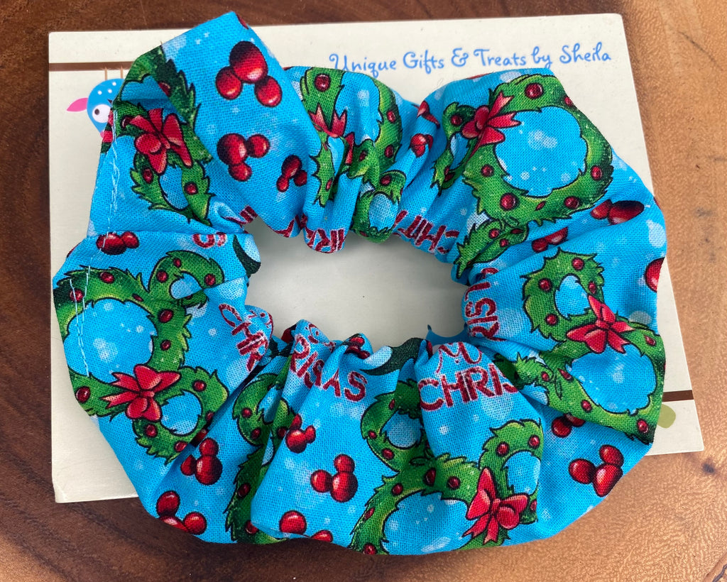 Disney Christmas Wreath Scrunchie