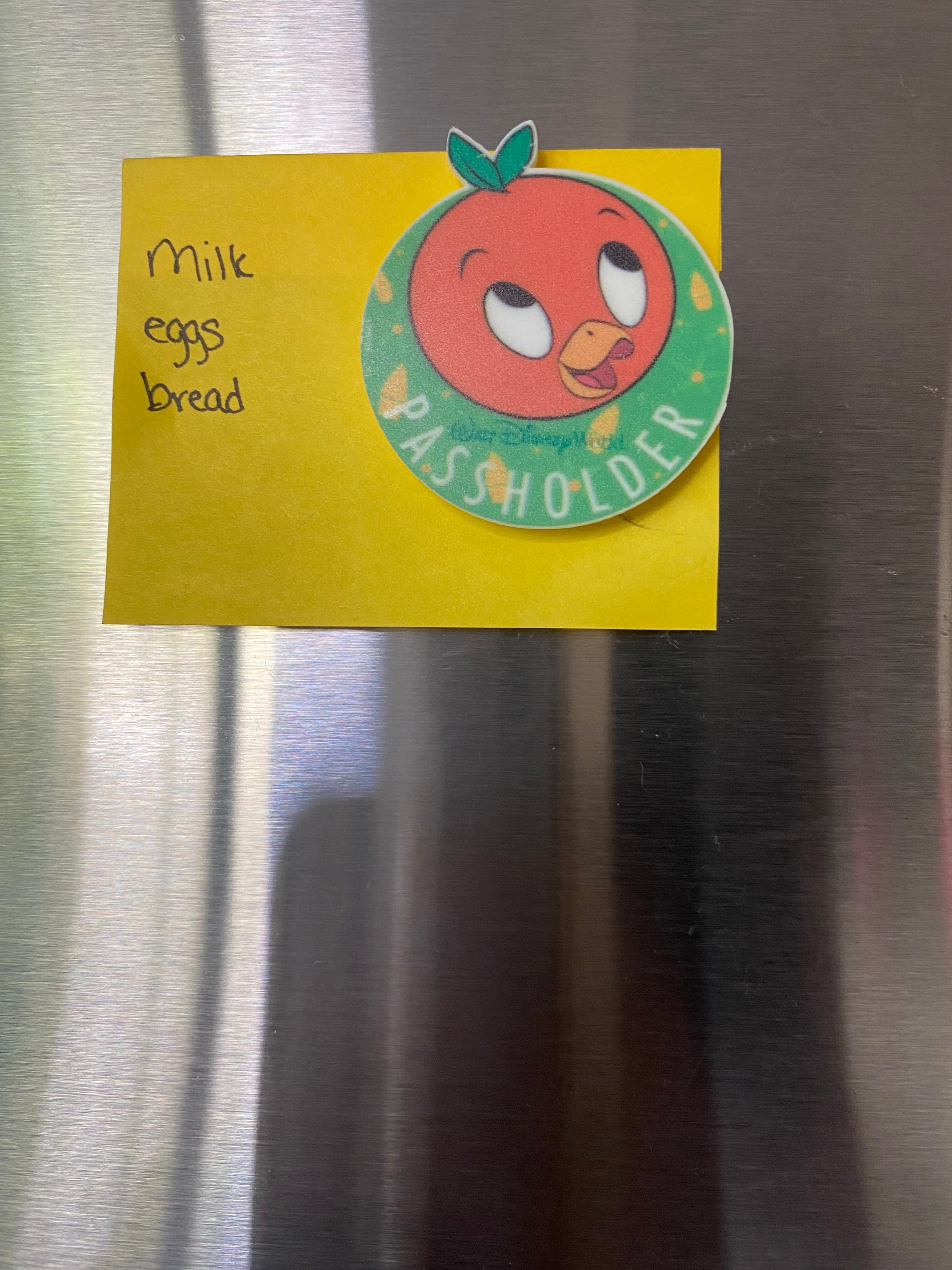 Orange Bird Magnets