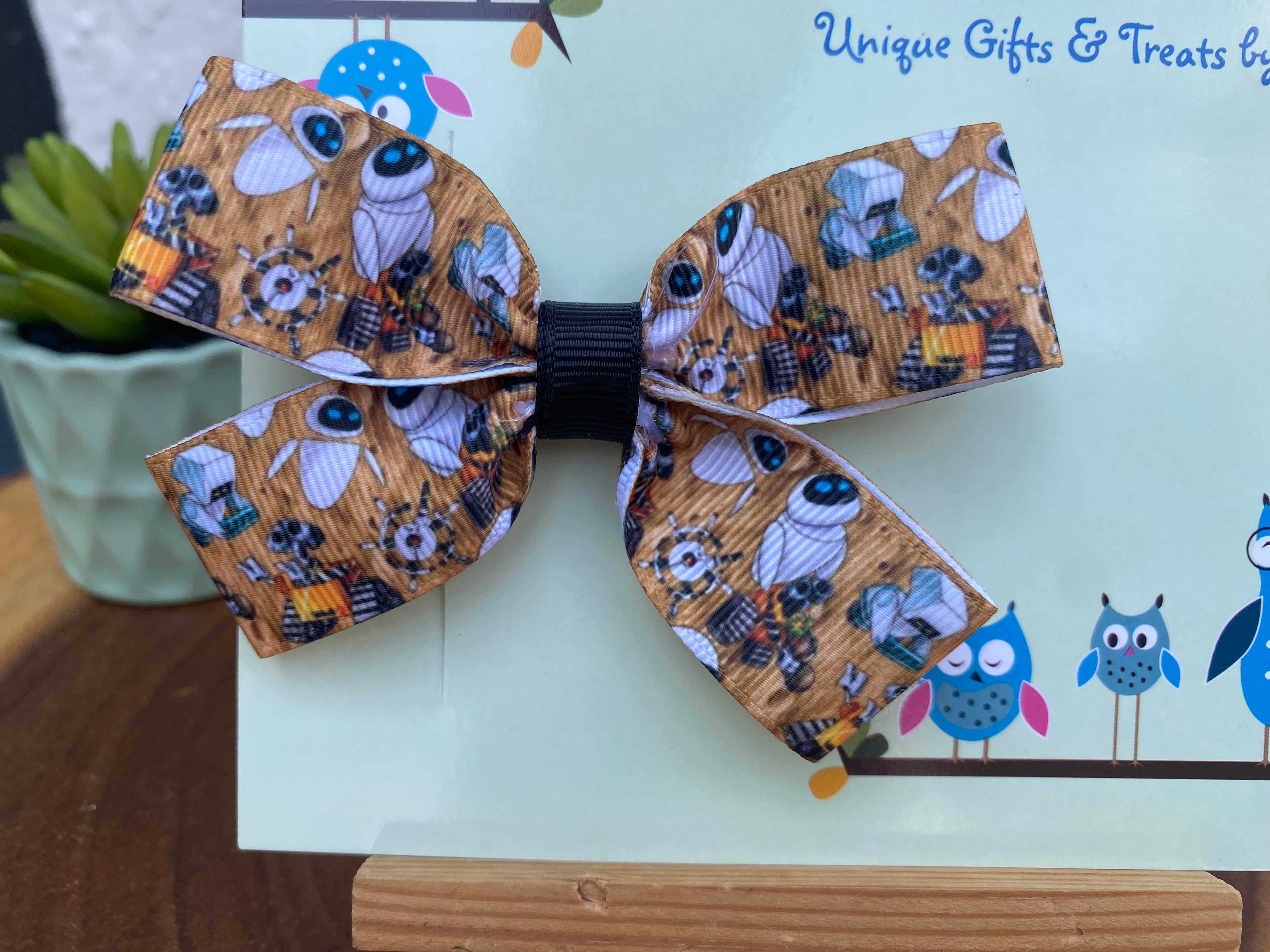 Wall E and Eve Hairbow