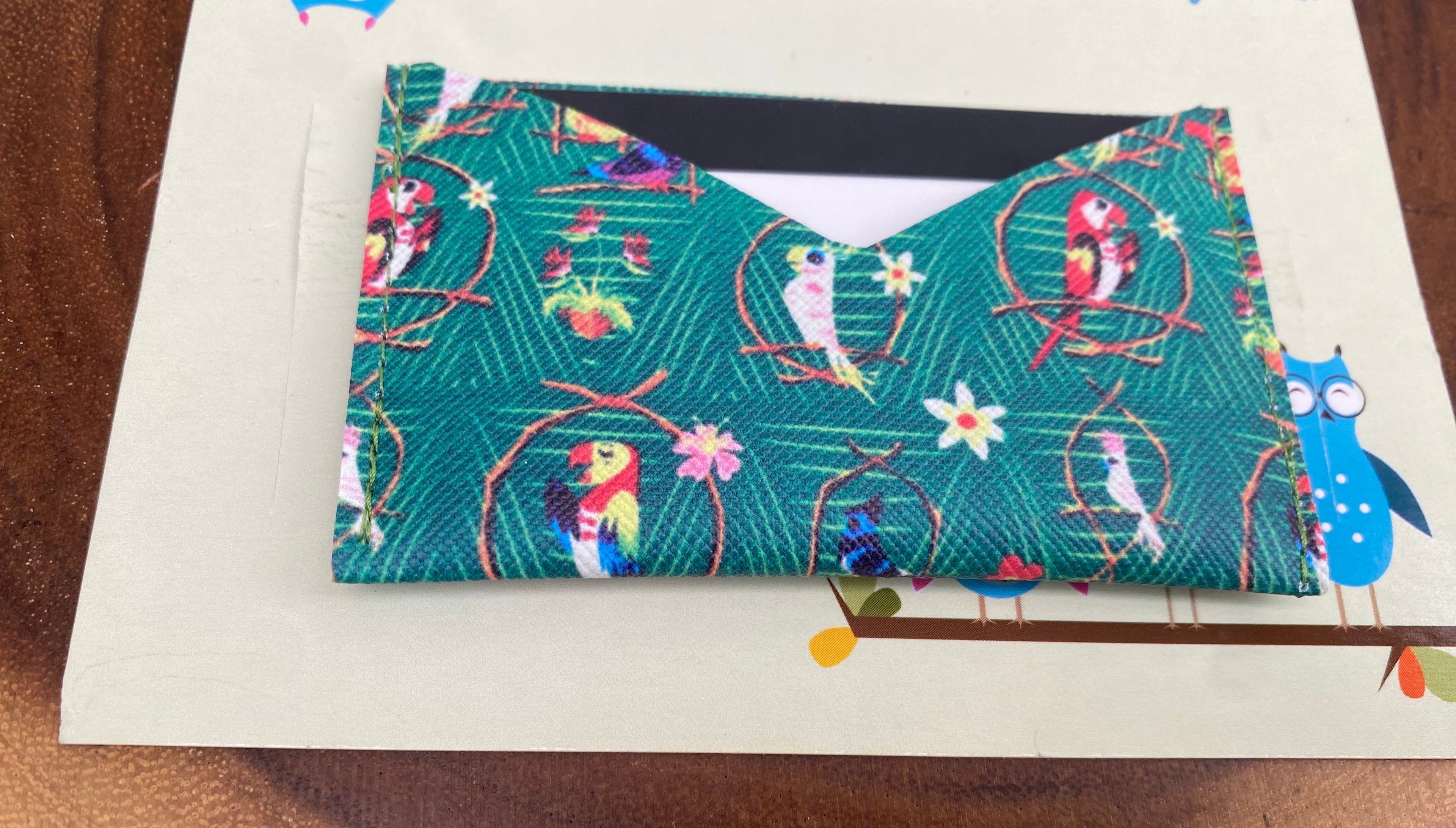 Tiki Room; Parrot Gift Card Holder