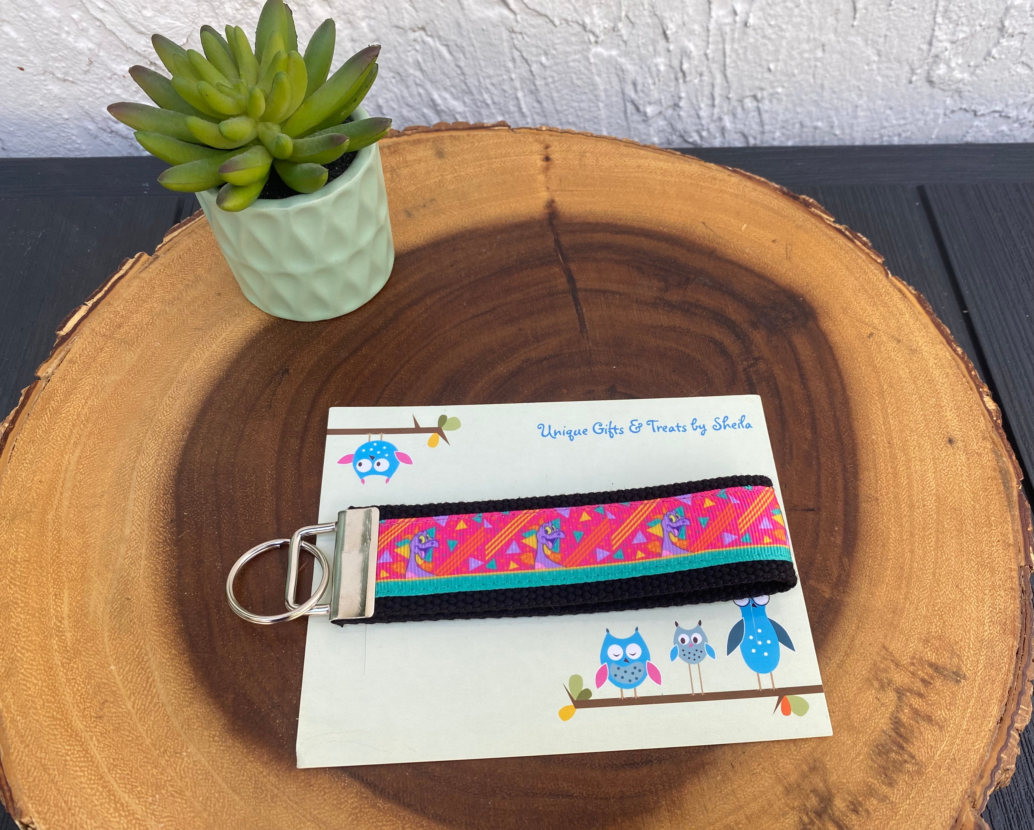 Figment;1980’s Colors Keychain; Keyfob
