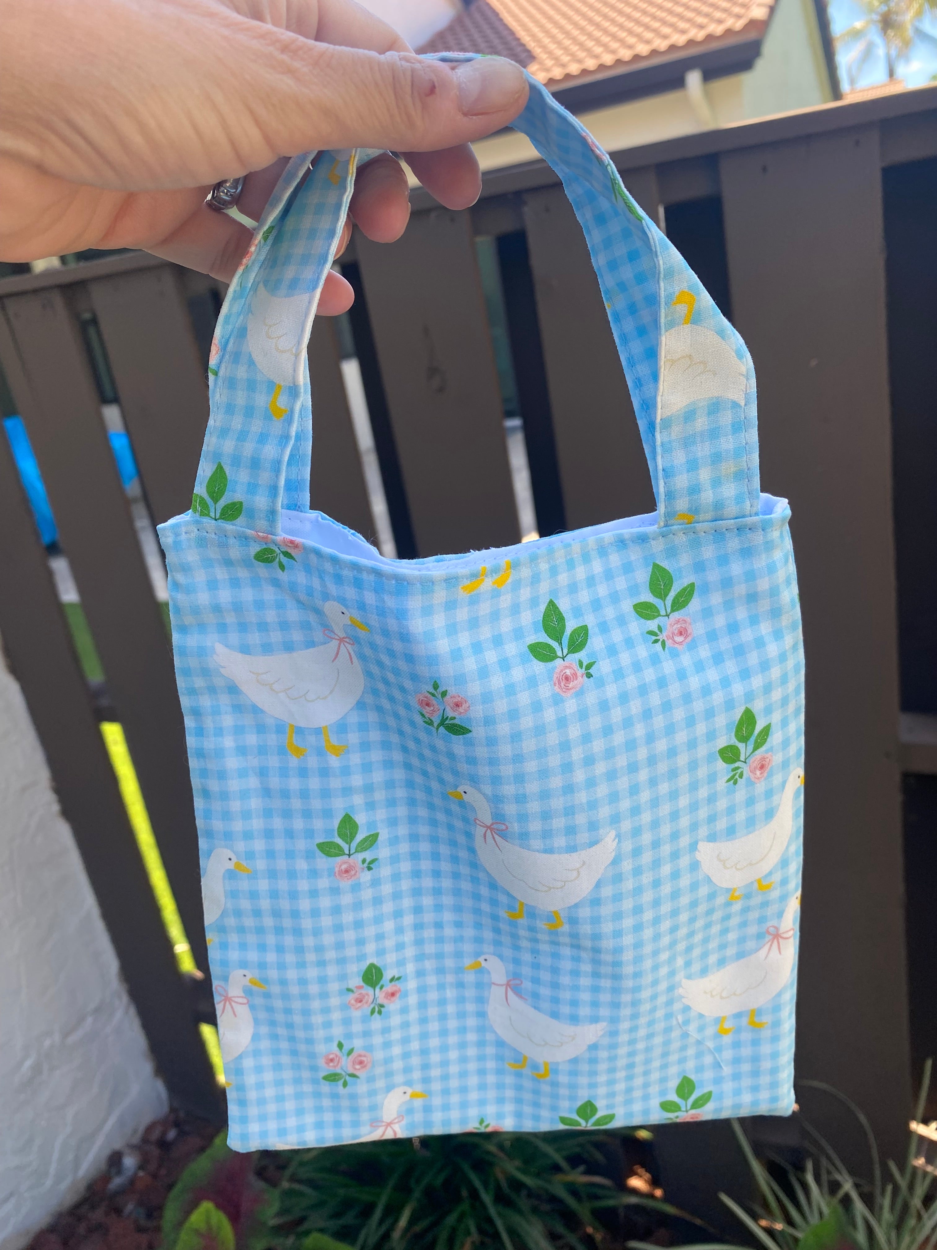 Country Geese Gift Bag; Tote