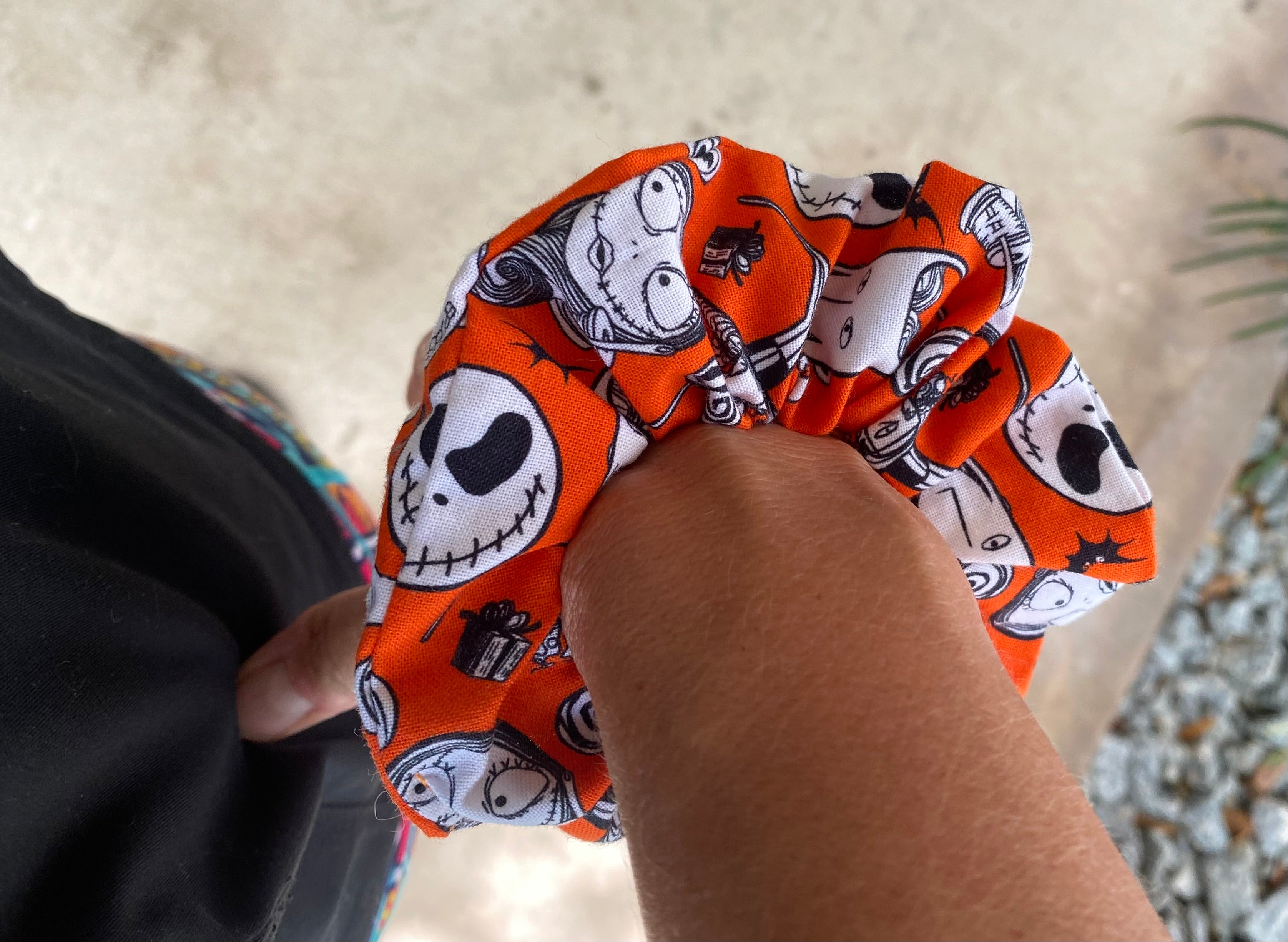 Nightmare Before Christmas Scrunchie