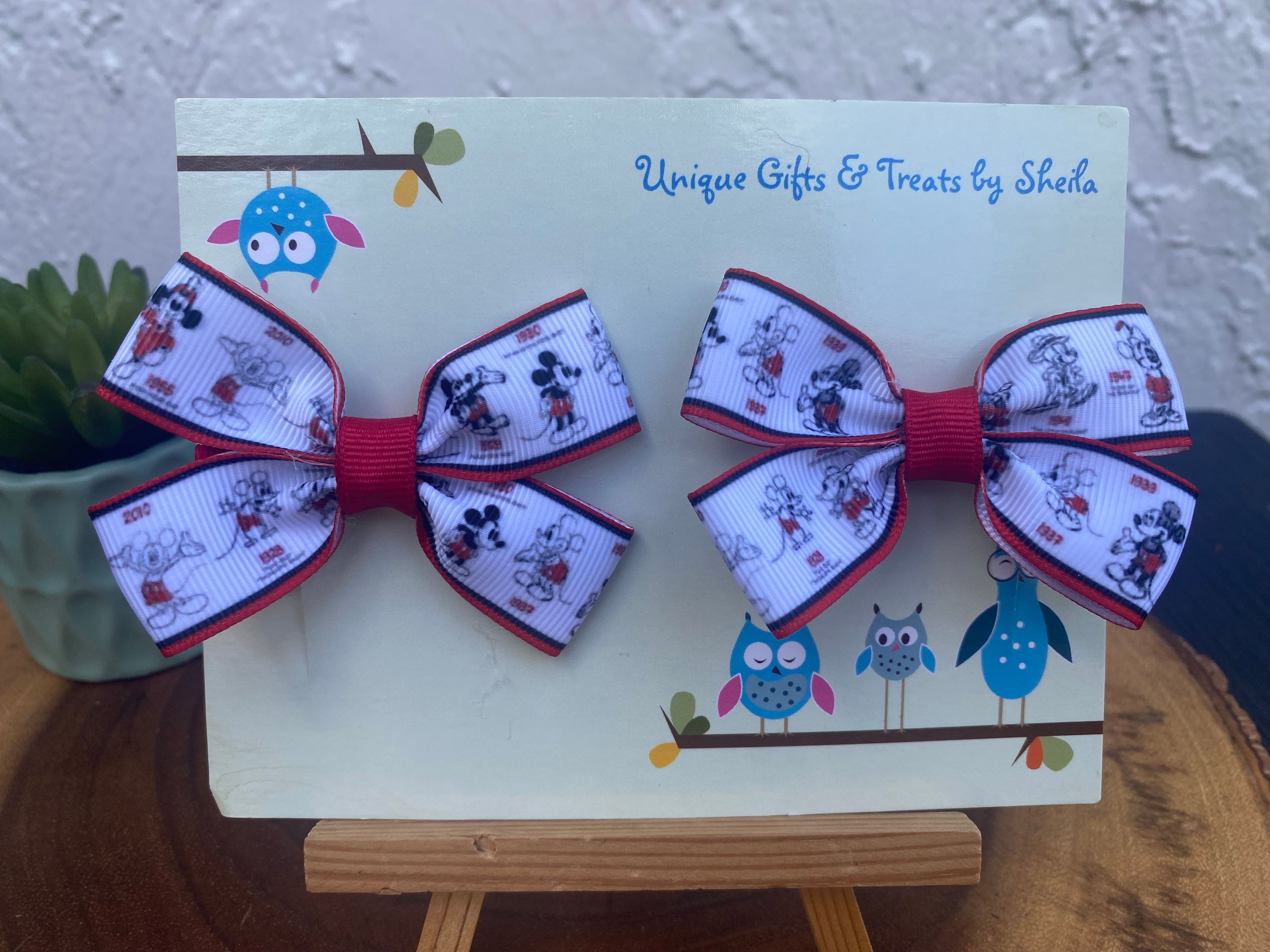 Mickey Mouse Through the Years Hairbows