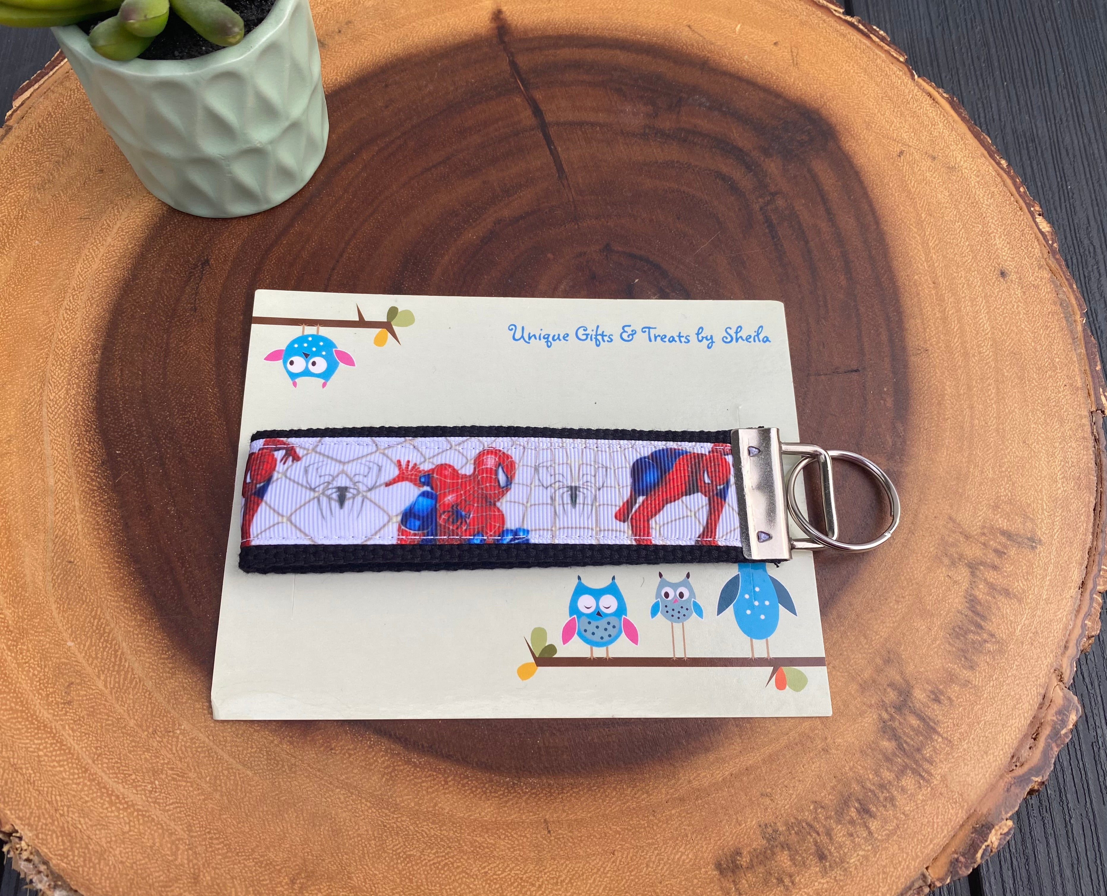 Spider-Man Keychain; Keyfob