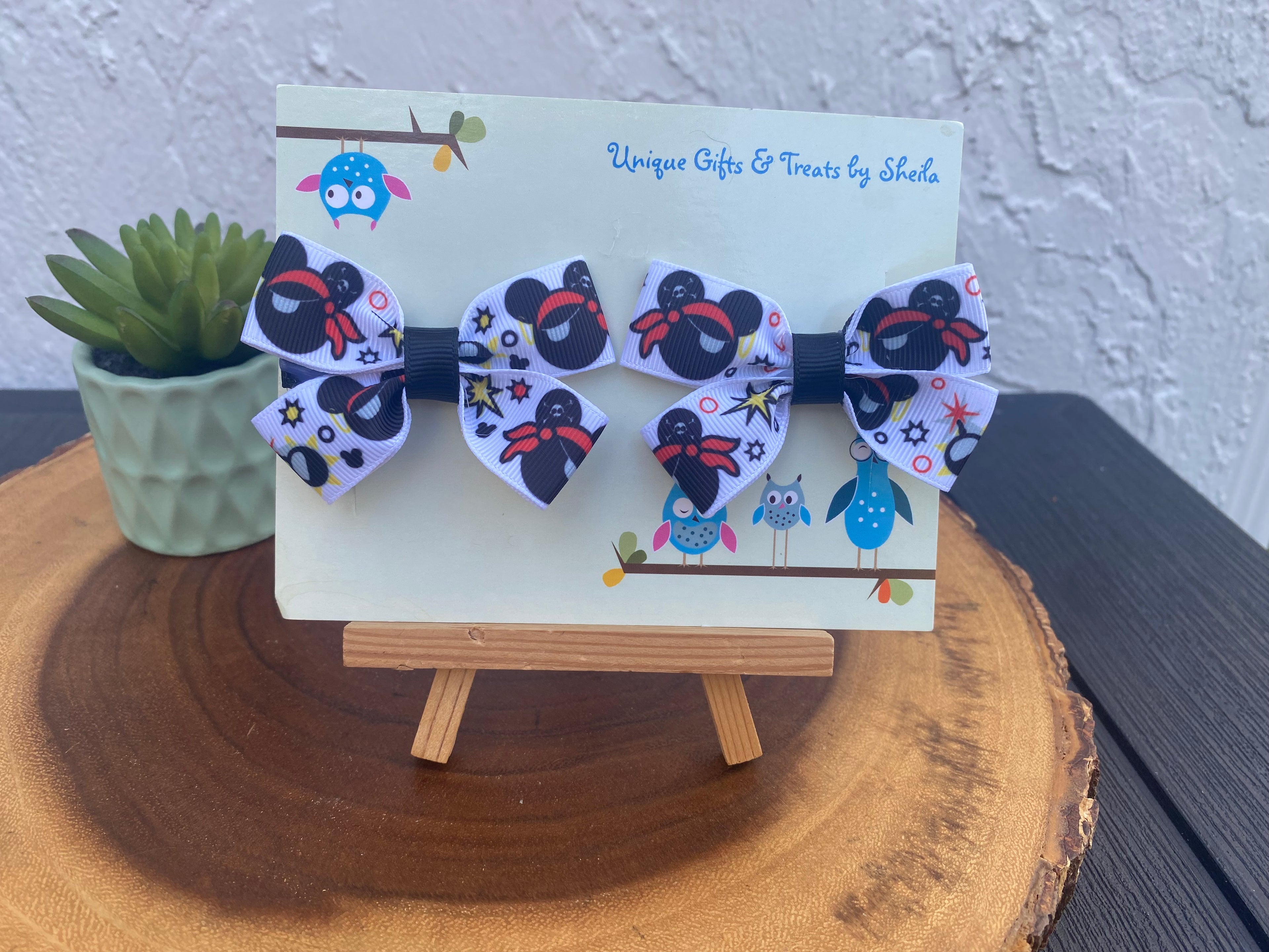 Disney Pirate Mickey Hairbows