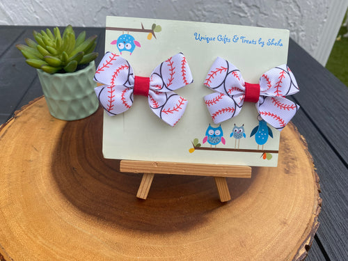 Baseball Hairbows