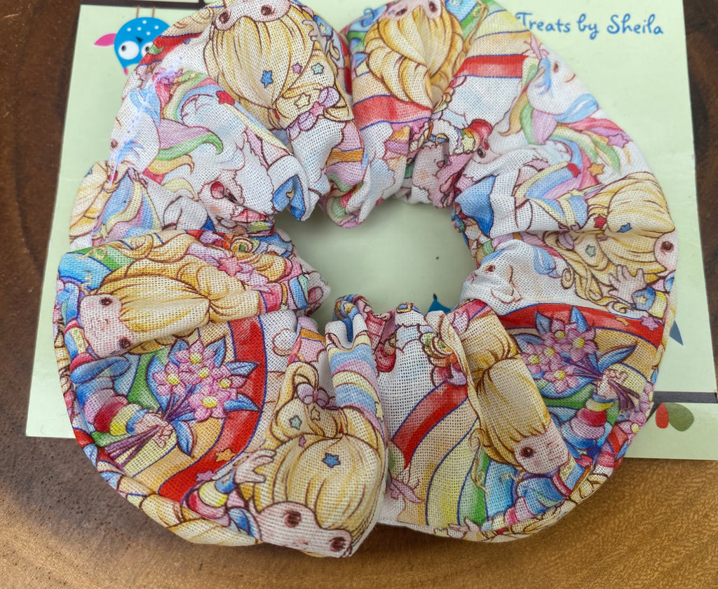 Rainbow Doll Scrunchie
