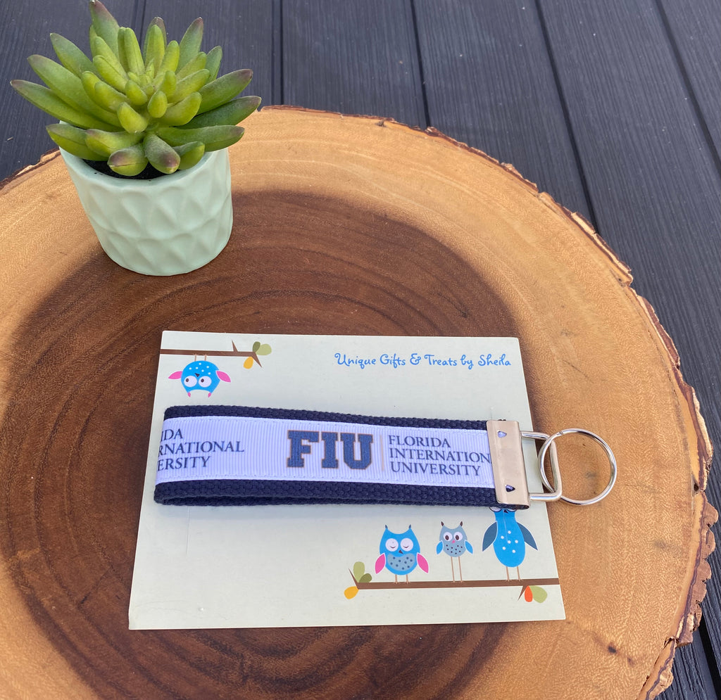 Florida College Keychain; Keyfob