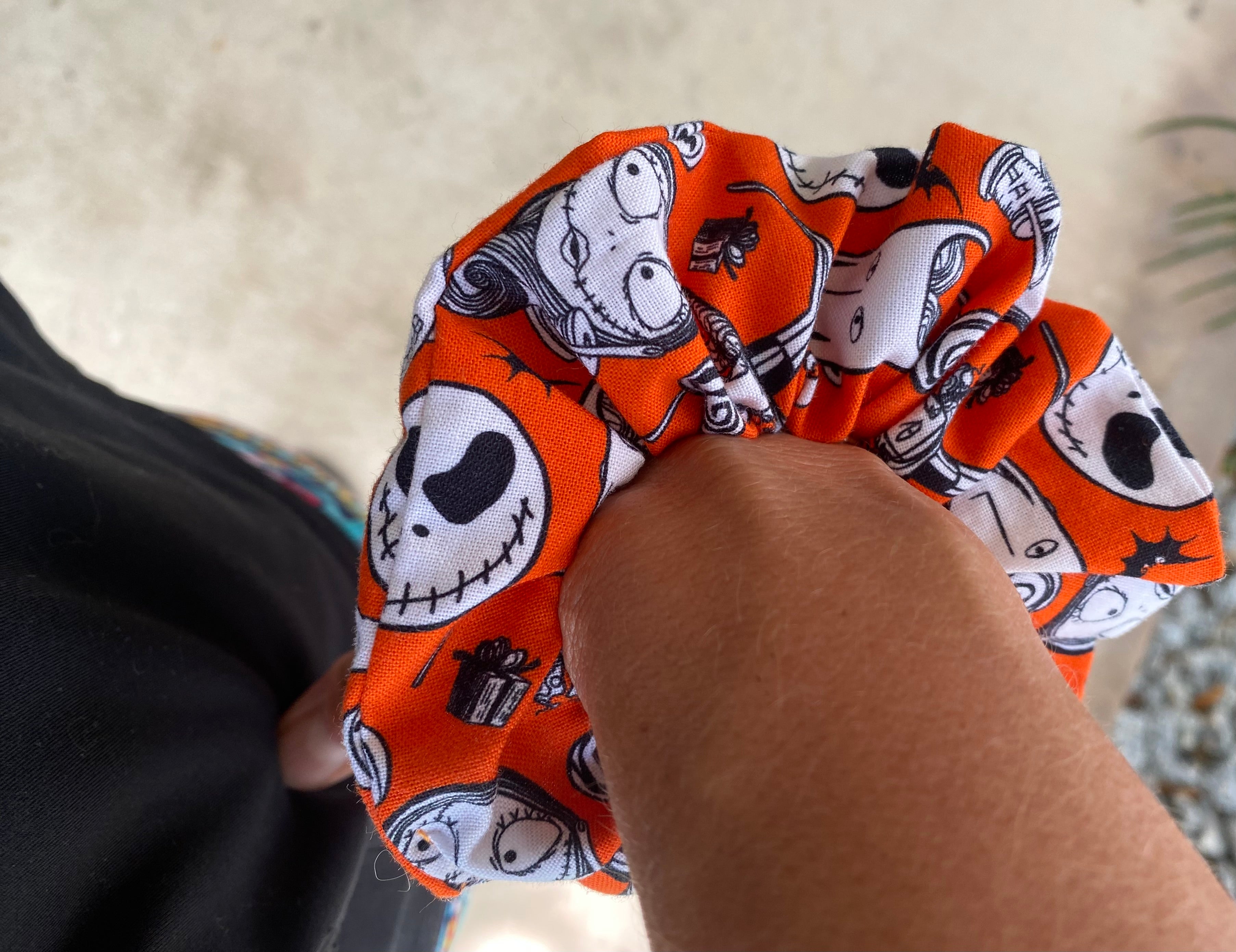 Nightmare Before Christmas Scrunchie
