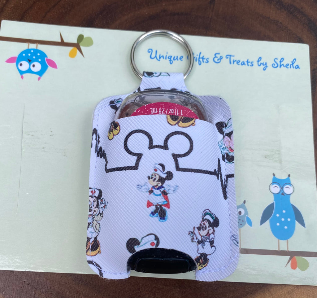 Nurse Minnie Mouse Hand Sanitizer Holder