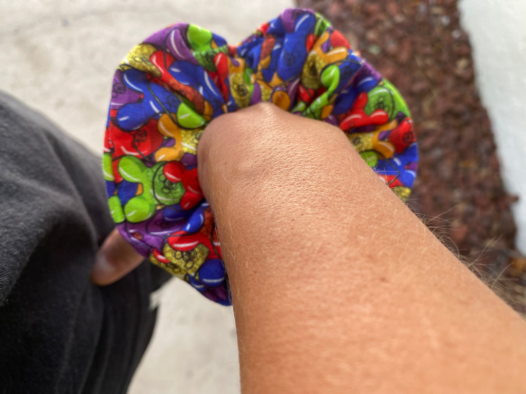 Mickey Popcorn Bucket Scrunchie
