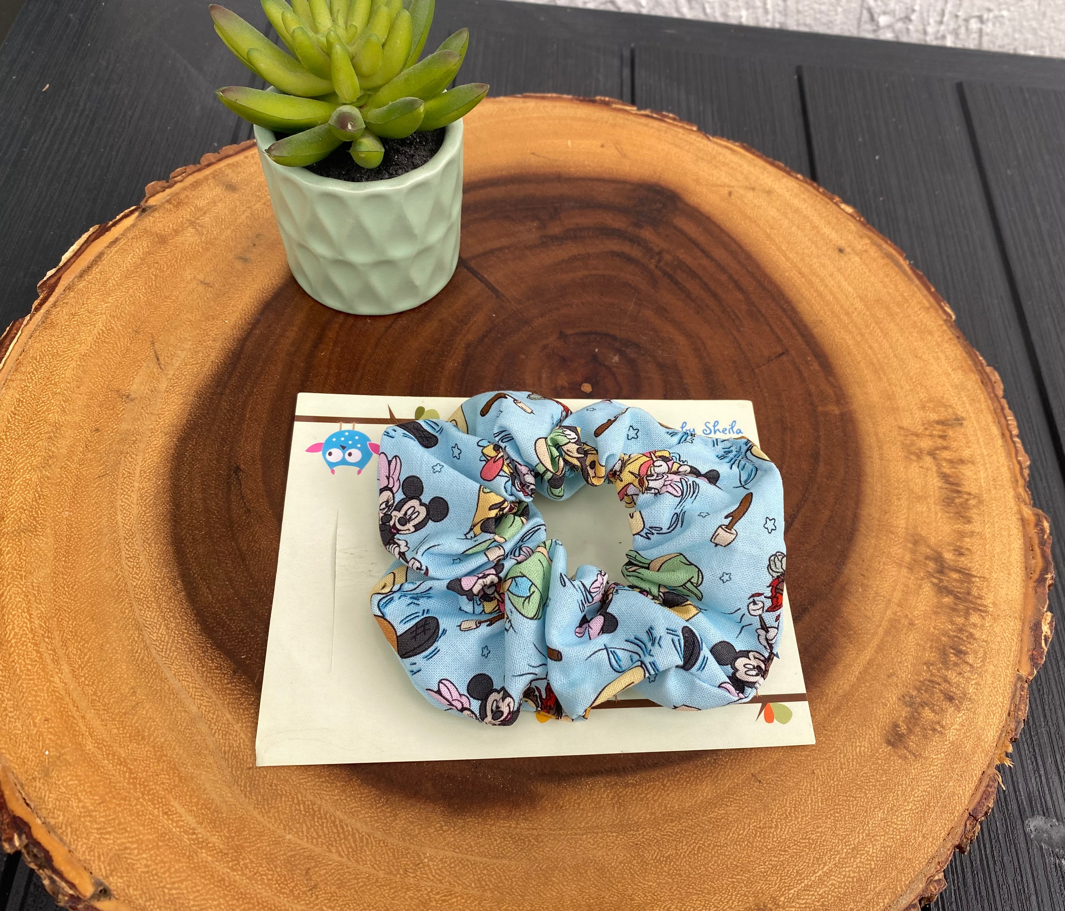 Disney Camping Scrunchie