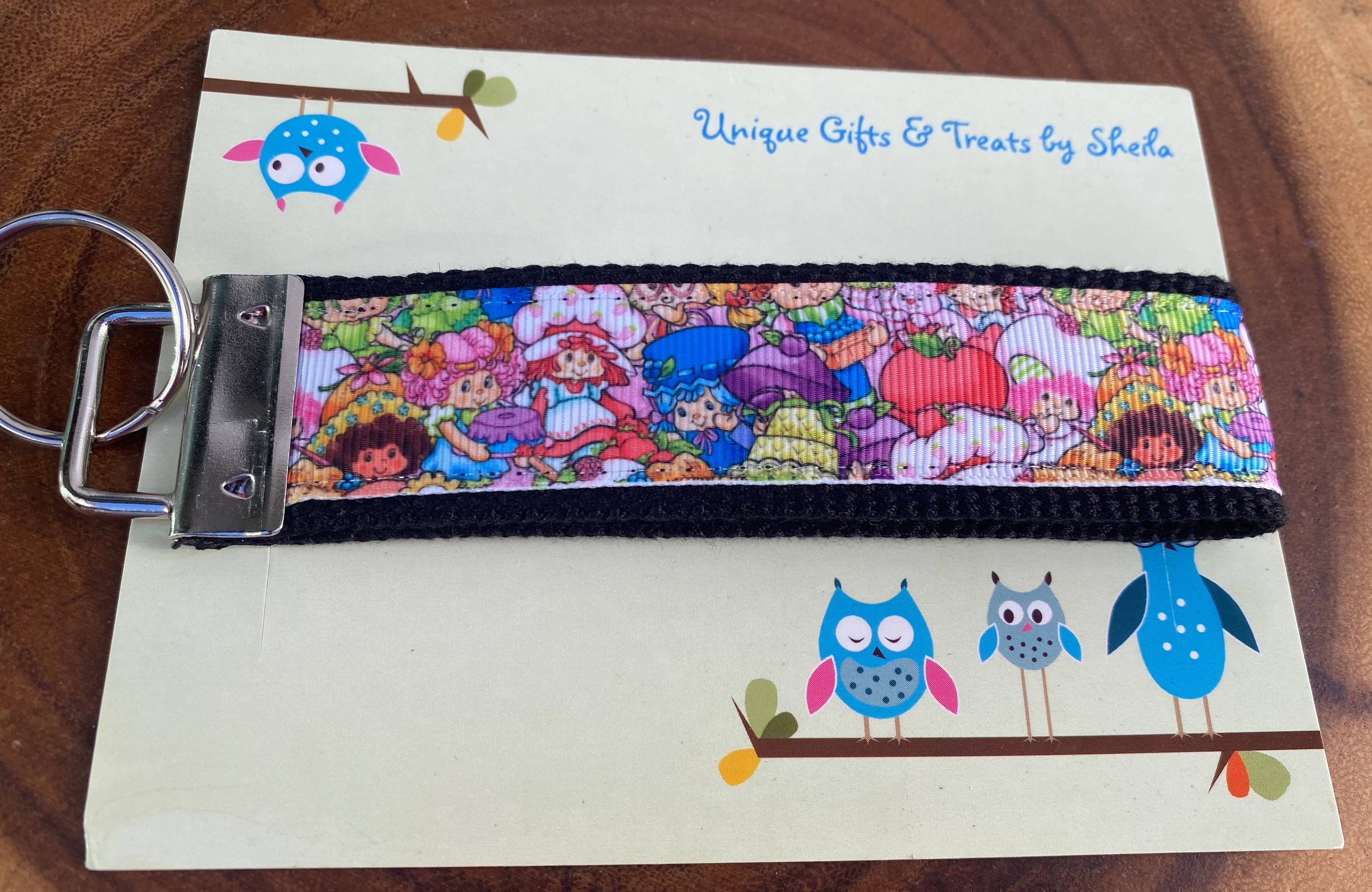 Strawberry Doll and Friends Keychain; Keyfob