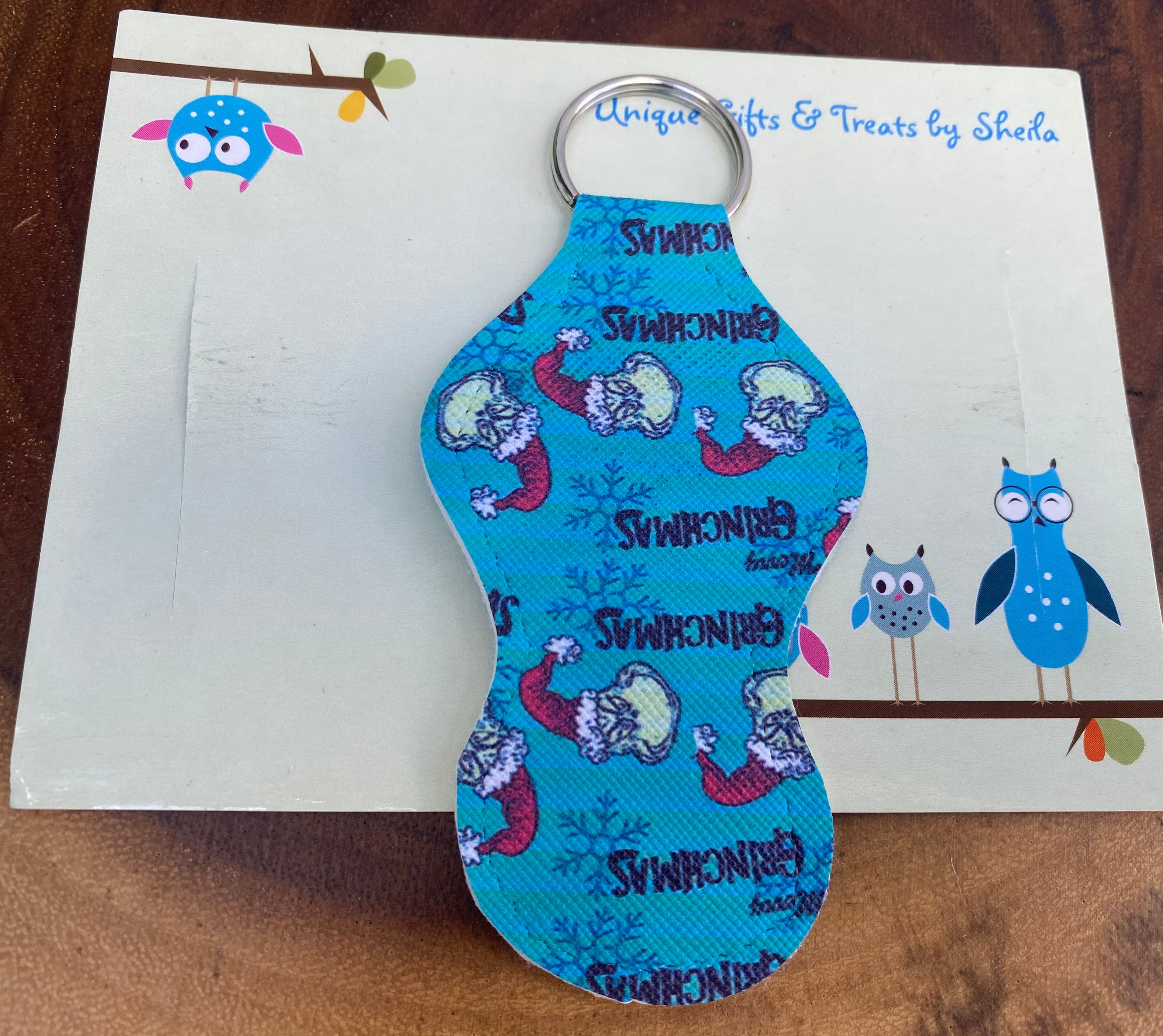 Green Christmas Monster Lip Balm Holder