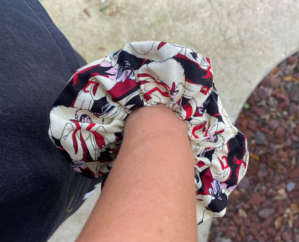Cruella DeVil Scrunchie