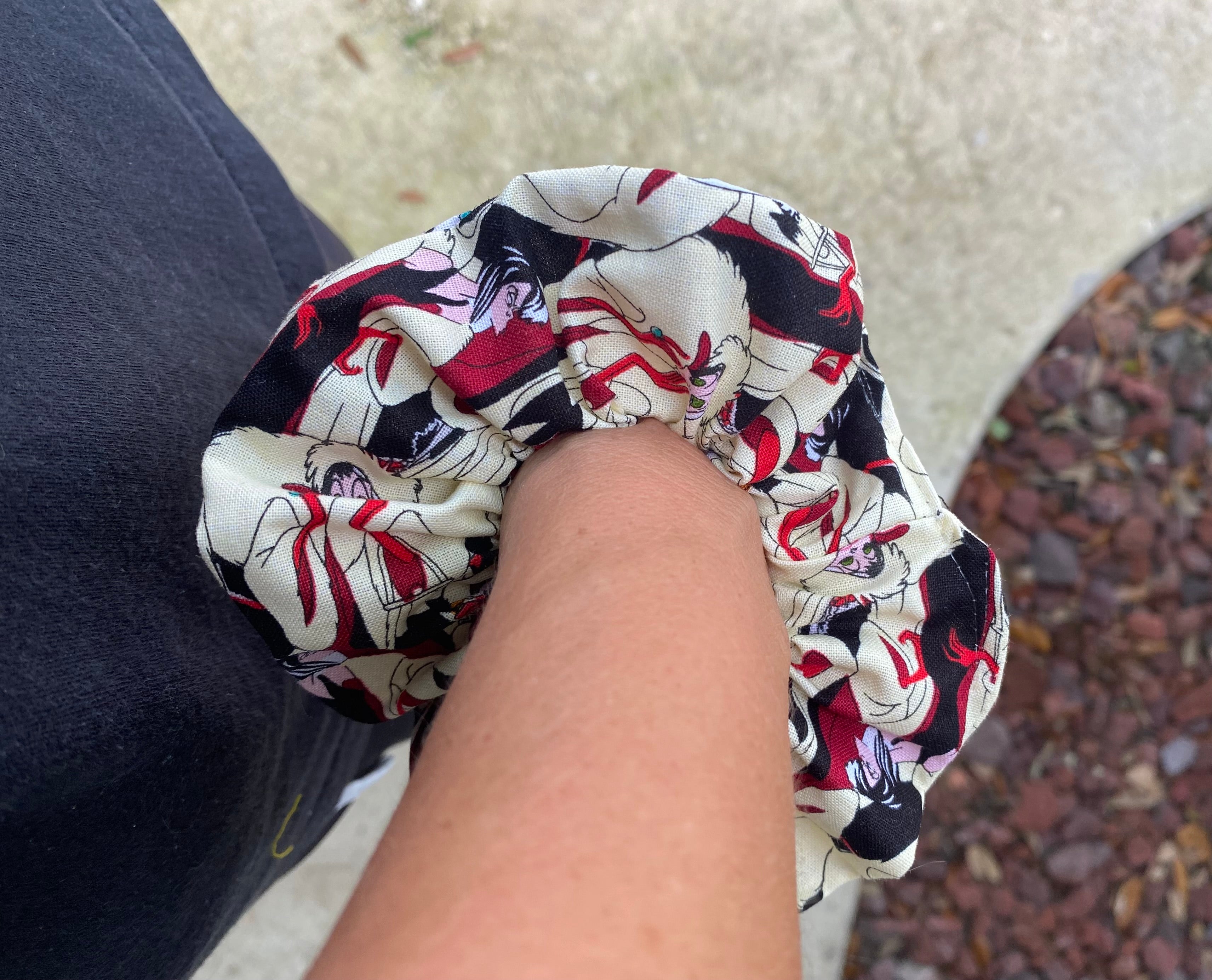 Cruella DeVil Scrunchie