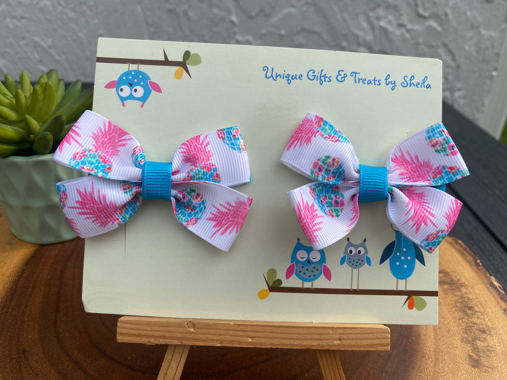 Lilly Pineapple Hairbows