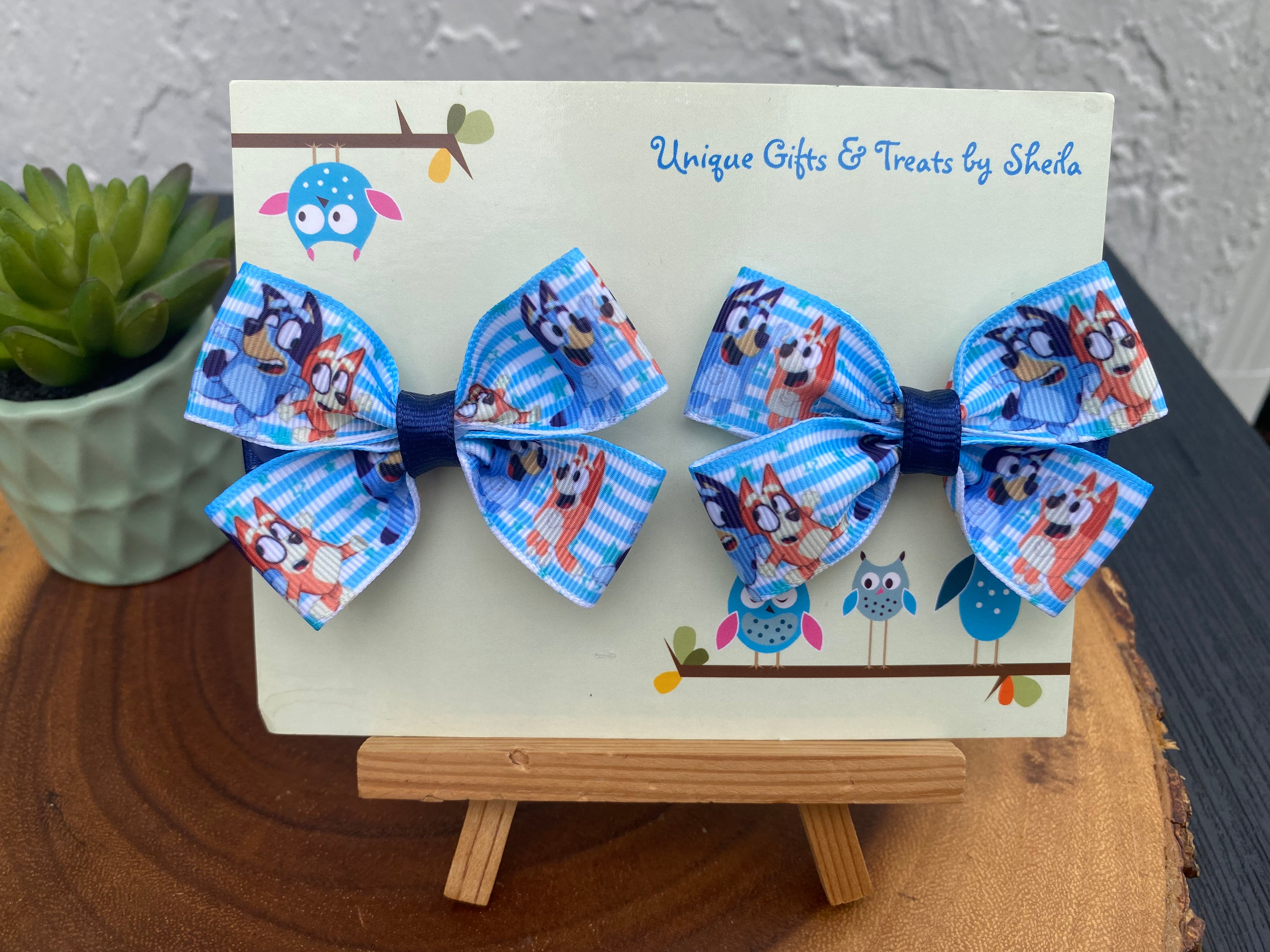 Blue Heeler Hairbows